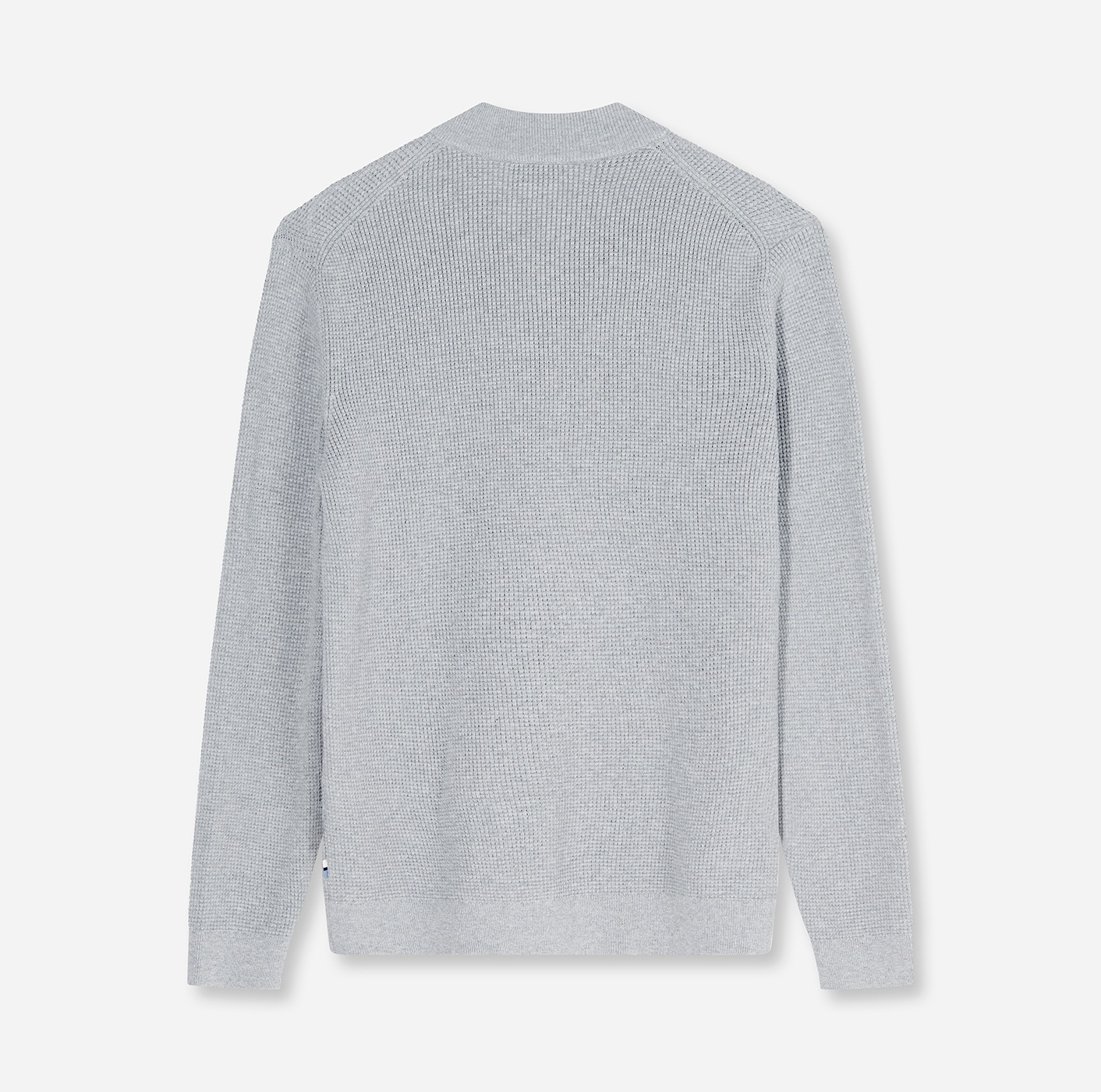 OLYMP Cardigan »Casual« Baumwollmix, Rippkragen, Regular Fit
