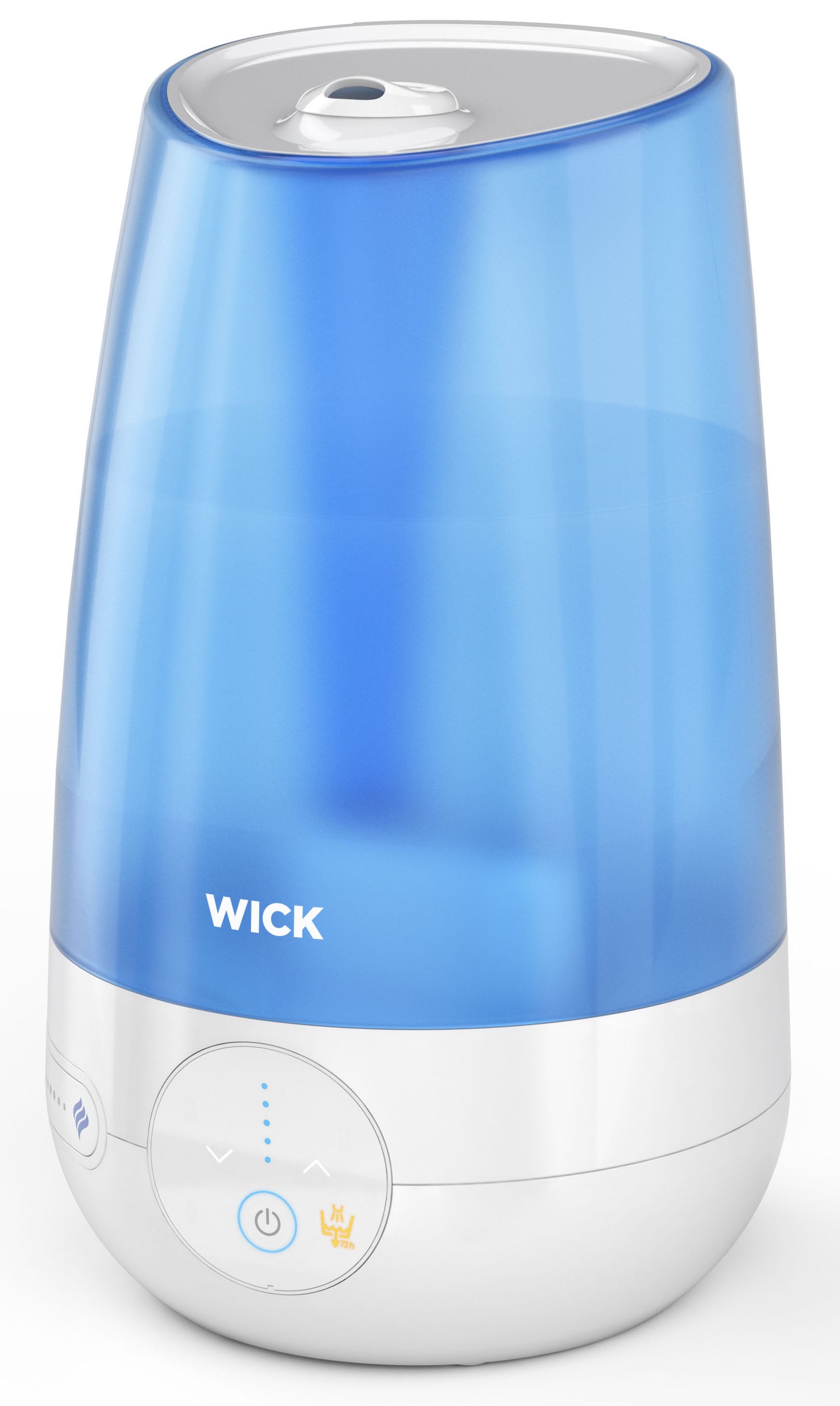 WICK Humidificateur d'air »Ultraschall-Kaltluftbefeuchter« 4,5 l Wassertank kompatibel mit den VapoPads Duftpads mit ätherischen Ölen