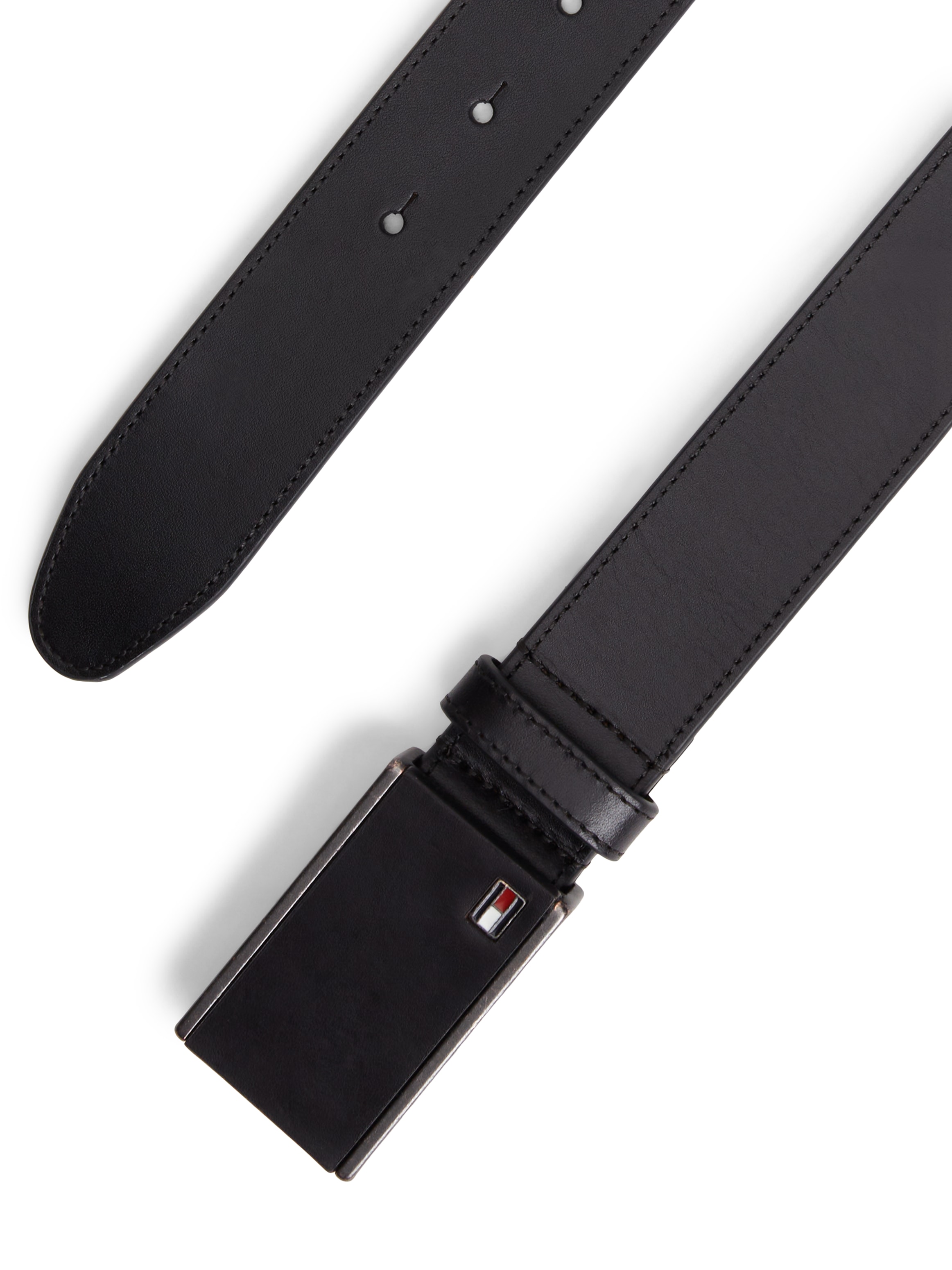 Tommy Hilfiger Ceinture en cuir »BUSINESS PLAQUE 3.5 cm«