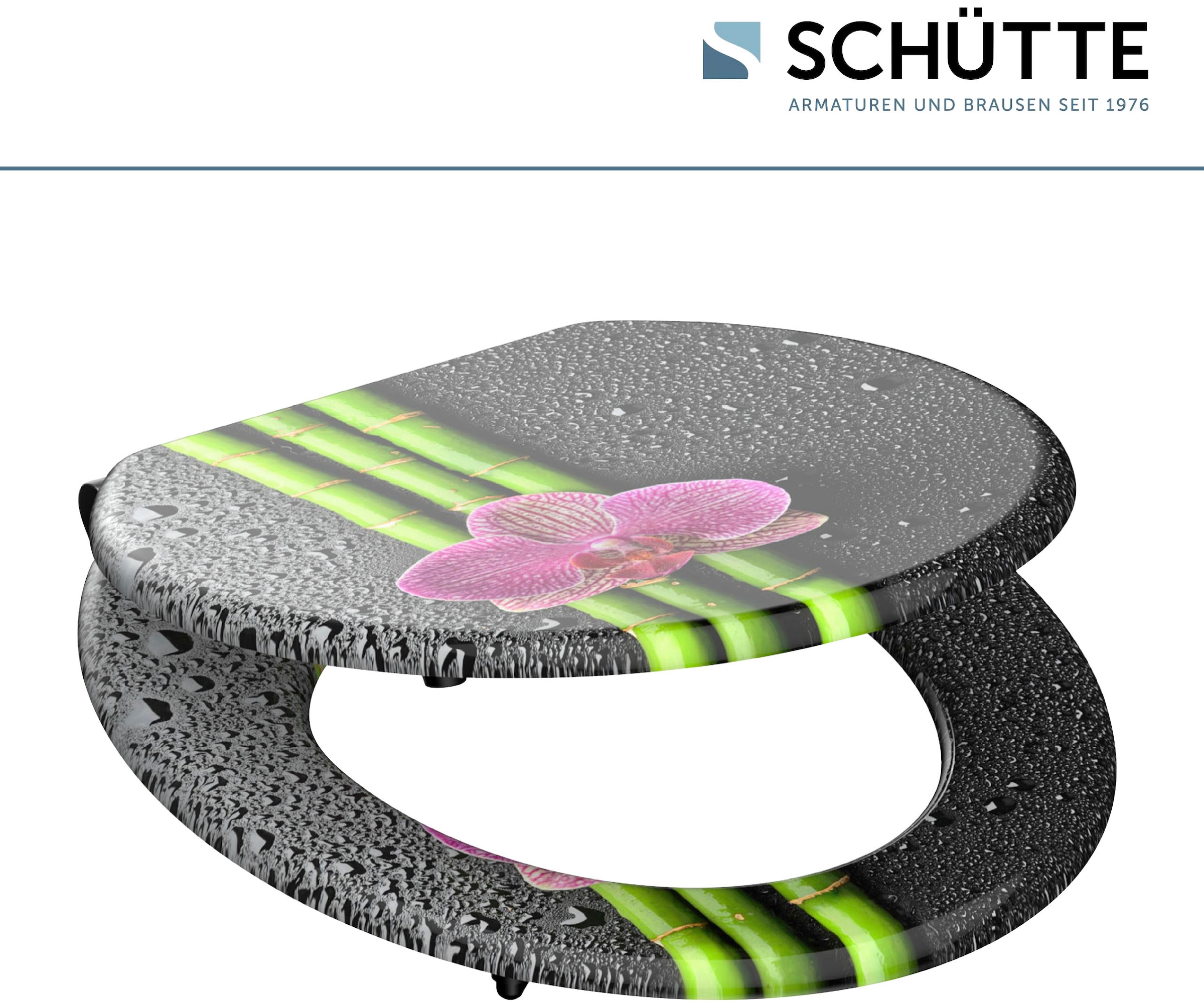 Schütte WC-Sitz »Asia« mit Absenkautomatik und Holzkern, MDF