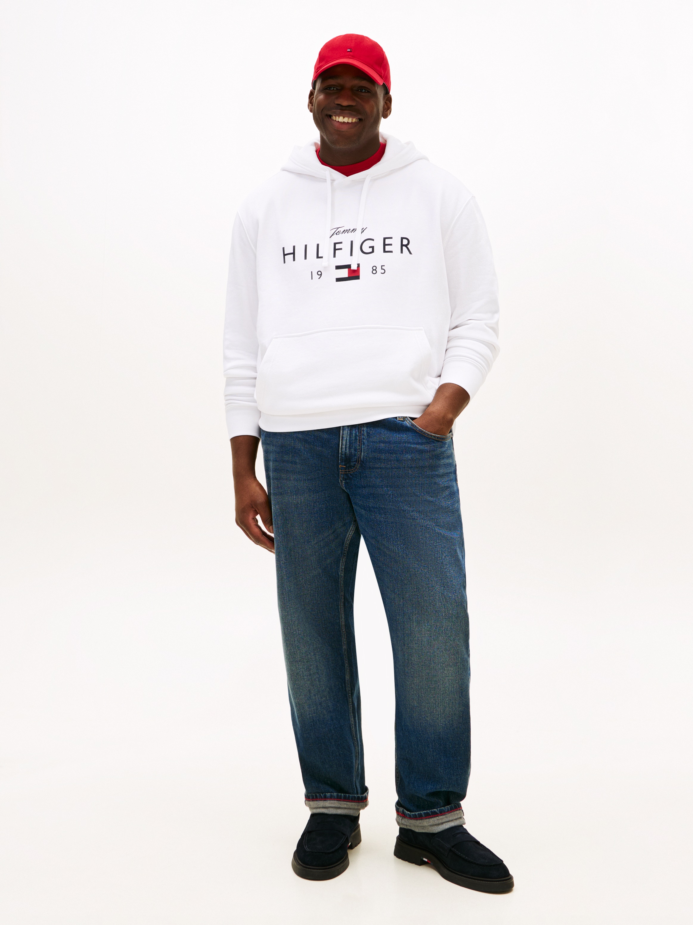 Tommy Hilfiger Big & Tall Hoodie »BT-BRANDLOVE BIG HILFIGER«, mit Logo-Grafik, Grosse Grössen, regular fit
