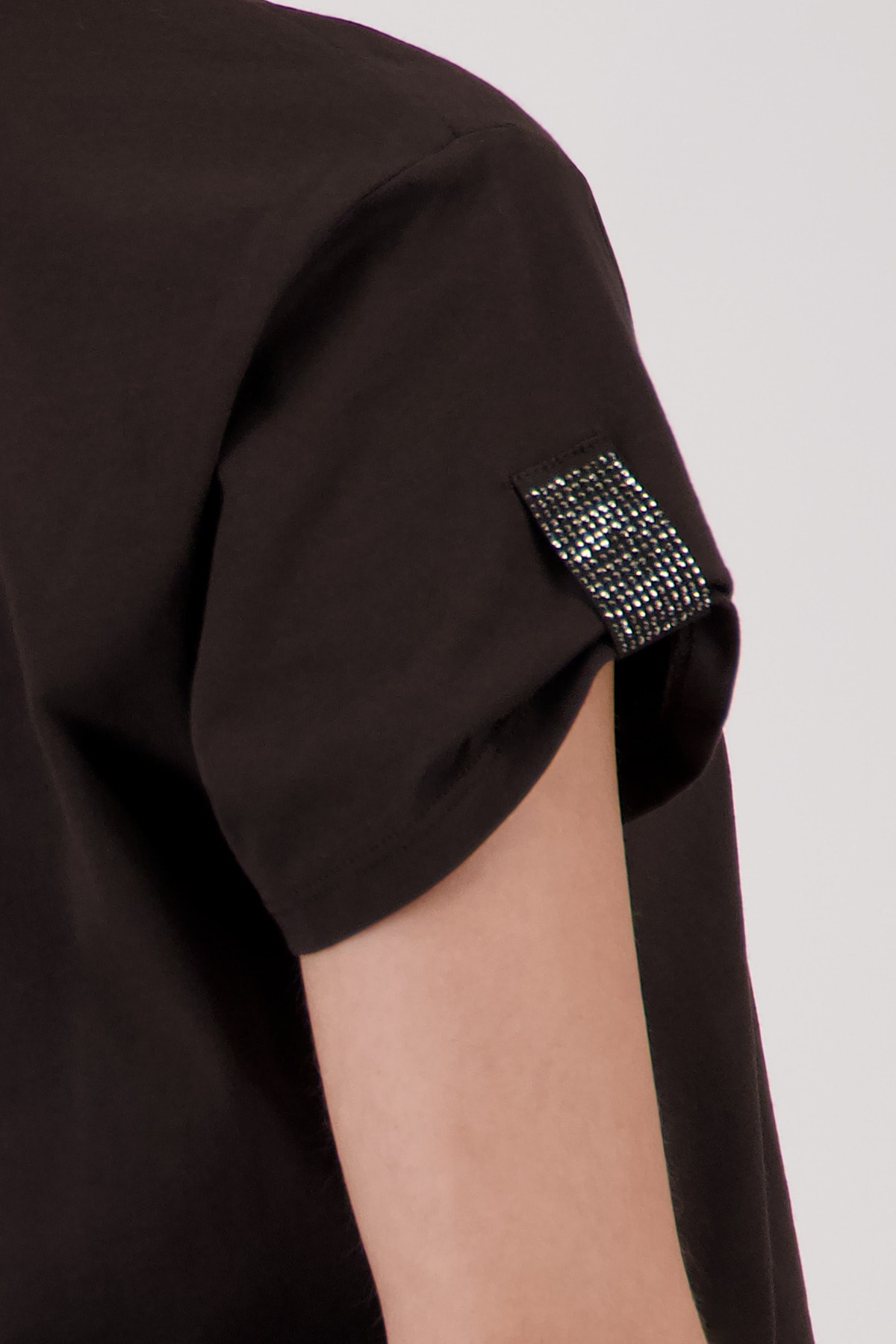 Monari T-shirt »Shirt Basic Schmuckdetail« Regular fit mit Schmuckdetails