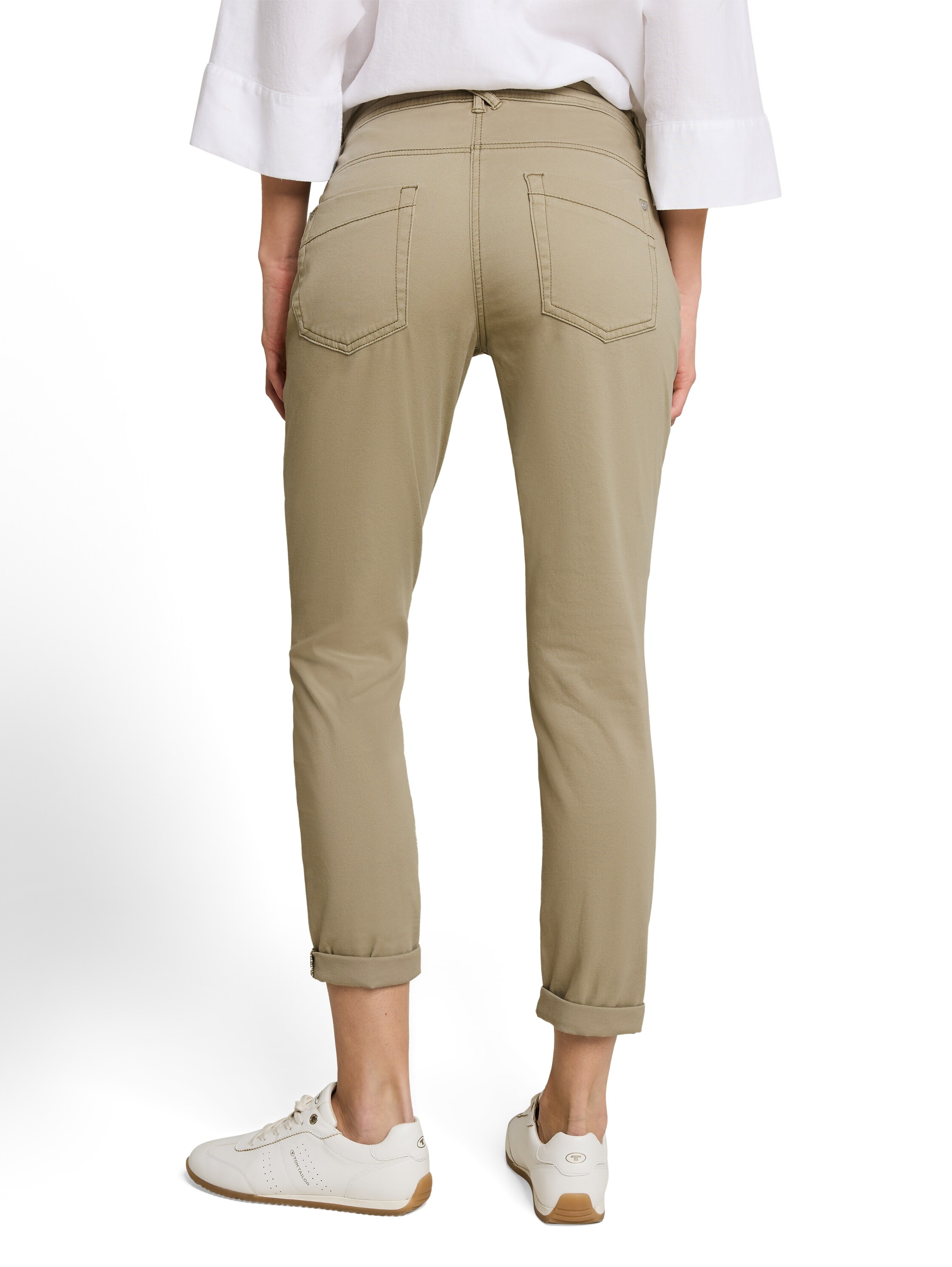 TOM TAILOR Pantalon 7/8 »TOM TAILOR Tapered«  avec lien de serrage au poignet
