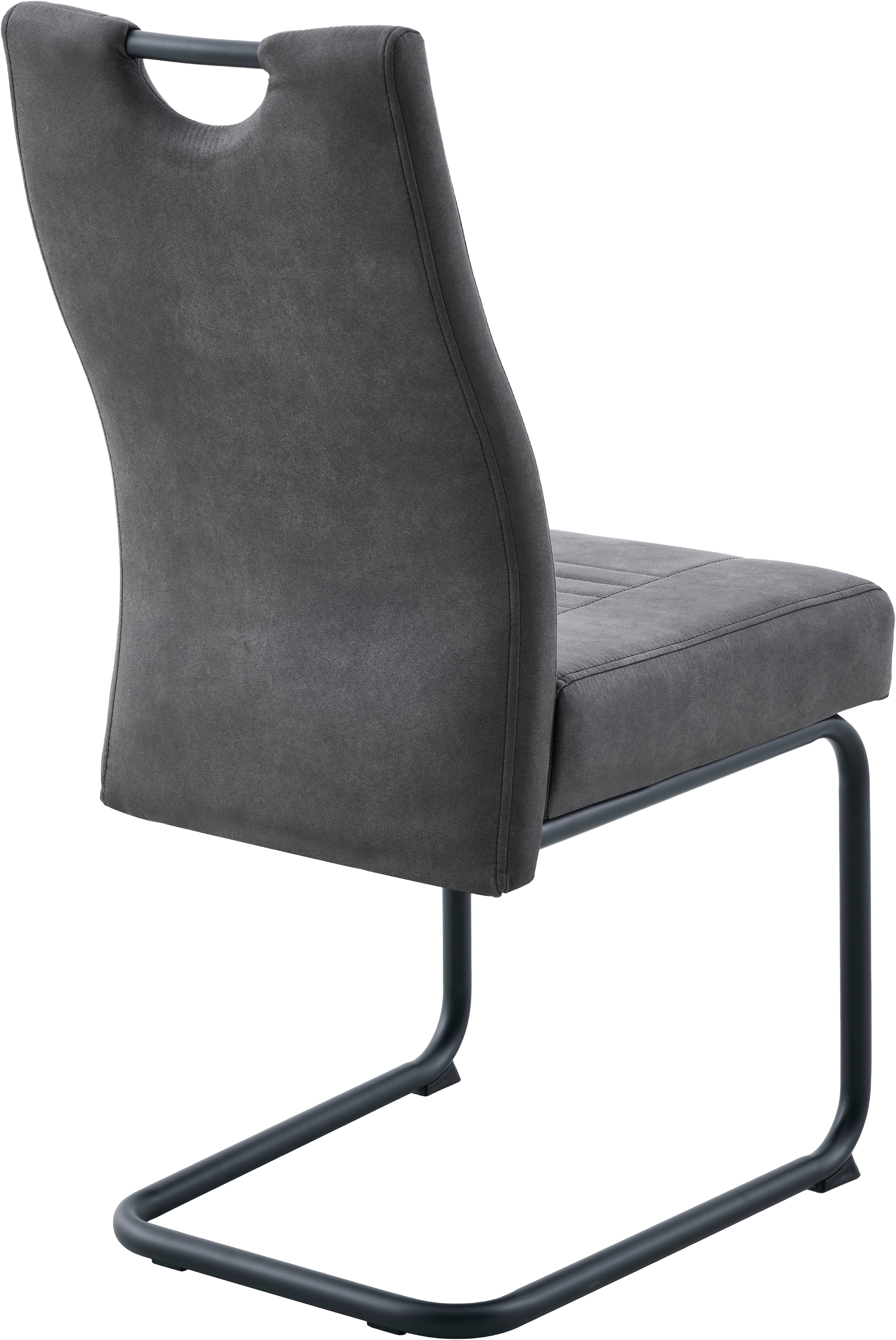 GOODproduct »"Altona", Esstisch ausziehbar plus 6 Stühle, TOPSELLER!« Esstisch ausziehbar 140 - 180 cm, 6 Freischwinger, 7 tlg. tlg. Säulentisch 140-180x90 cm, Stuhl mit Federkorb, 140 kg belastbar