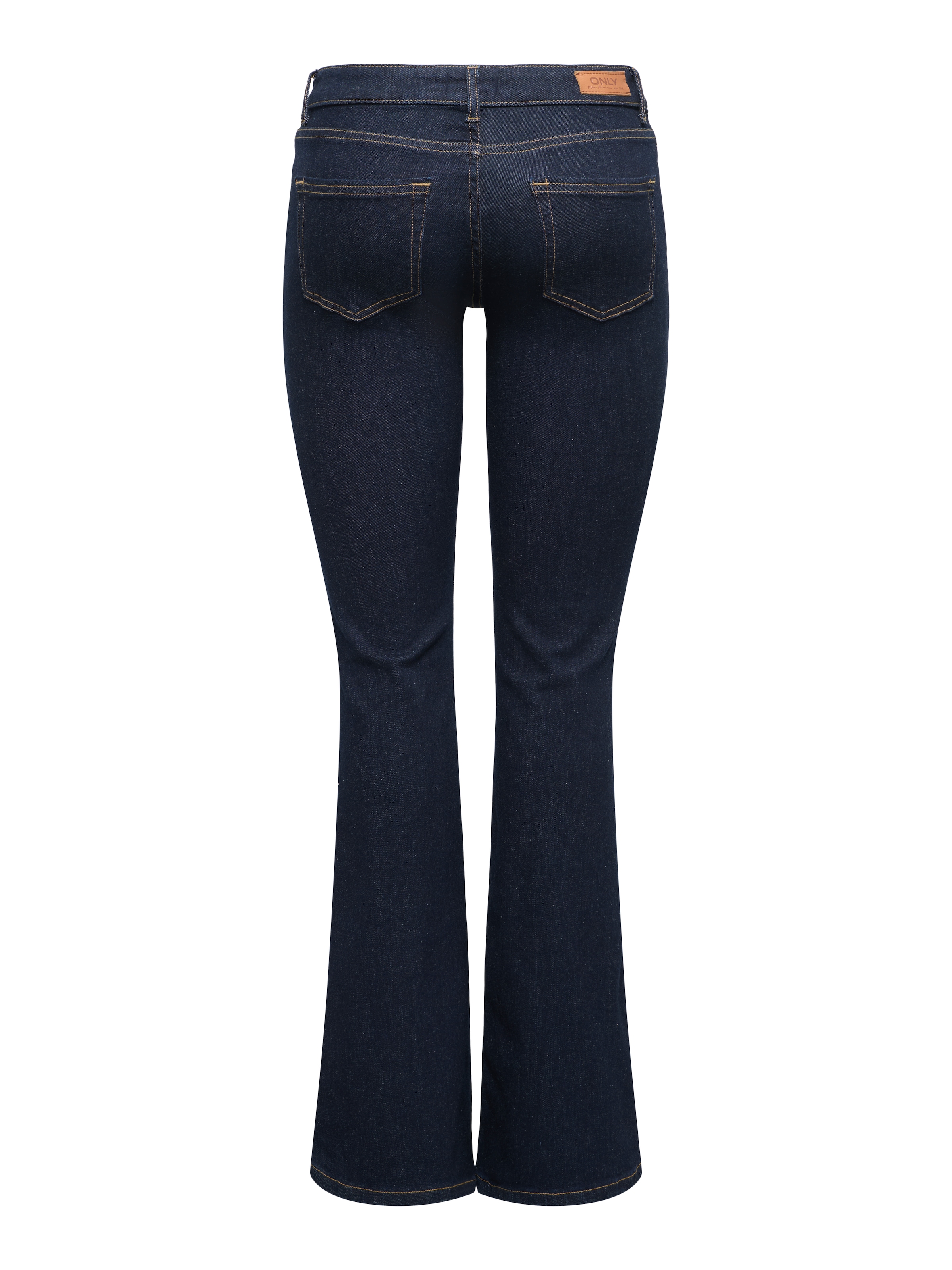 ONLY Jeans bootcut »ONLBLUSH – Bootcut-Jeans mit niedriger Leibhöhe und Stretch« mélange de coton, coupe bootcut