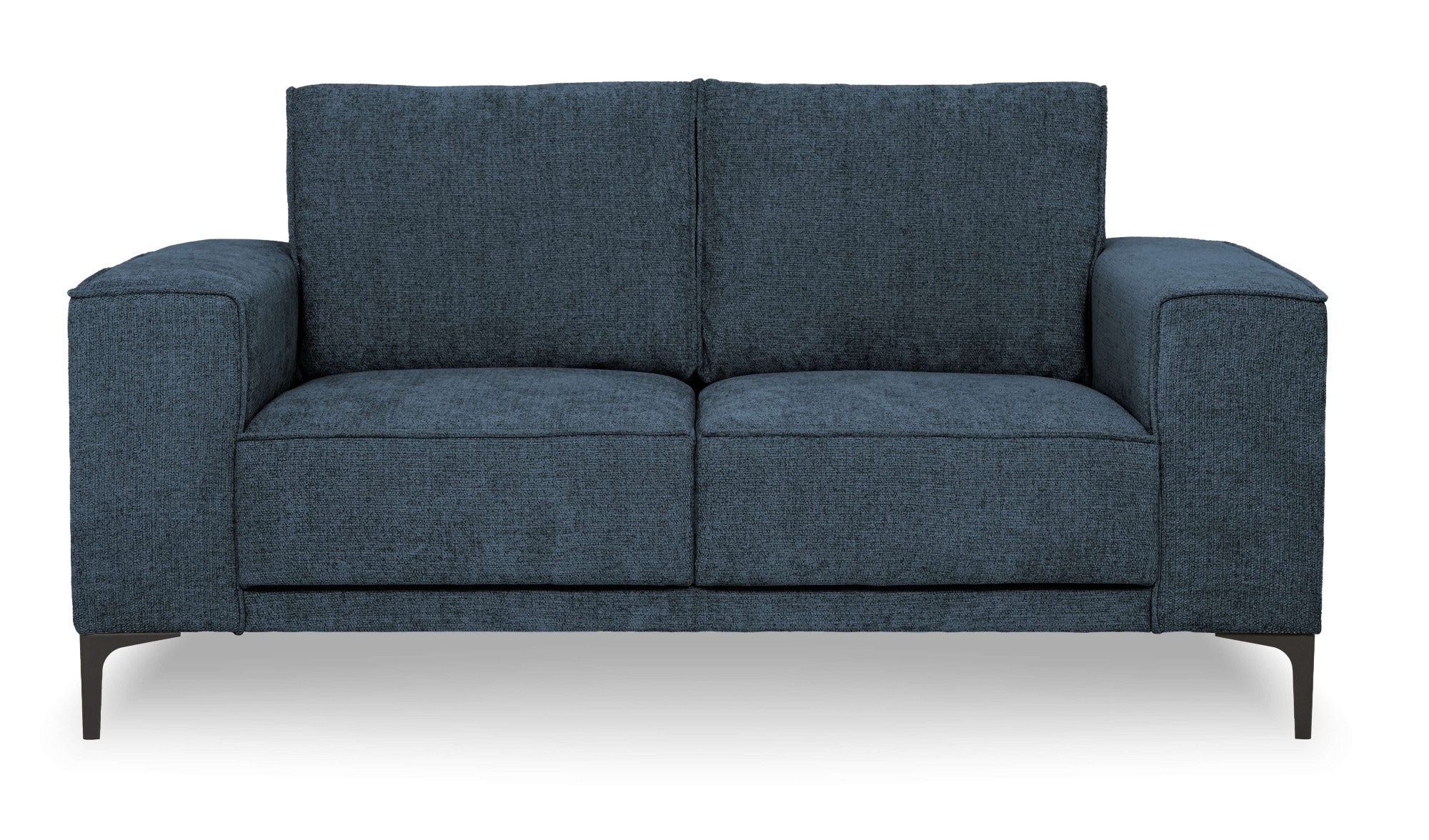 GOODproduct 2-Sitzer »Kompaktsofa Oland mit modernem Chenille-Bezug« 164 cm, Wellenunterfederung, Skandi-Design, Metallfüsse
