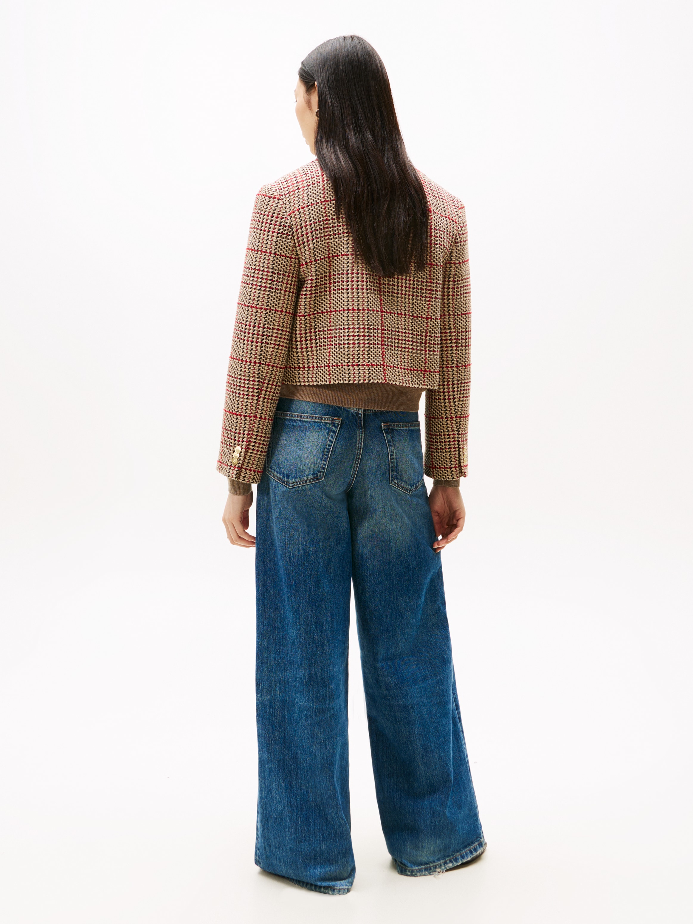 Tommy Hilfiger Kurzblazer »TWEED LADY JACKET« mit Wolle