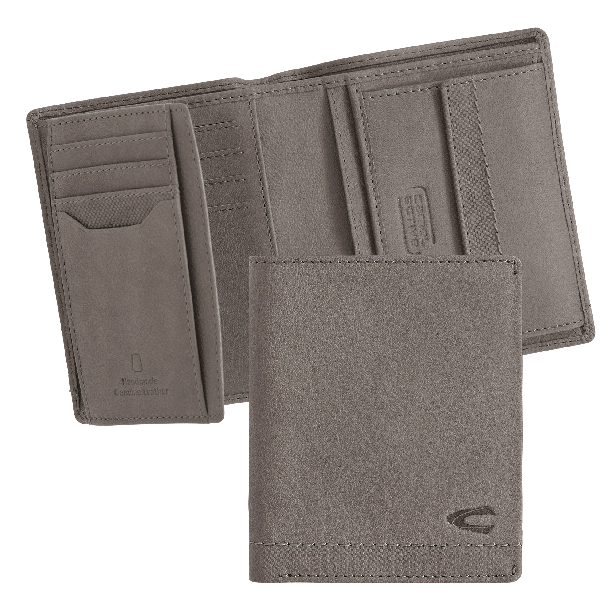 camel active Porte-monnaie »Nimbus« weich genarbtes Leder mit leicht abgesetzten Ziernähten, RFID Schutz