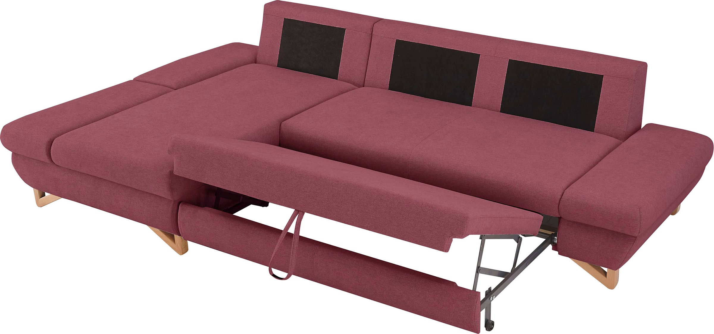 Home affaire Schlafsofa »City/Giron« komfortable Bettfunktion (Liegefläche 245 x 138 cm), sowie Bettkasten