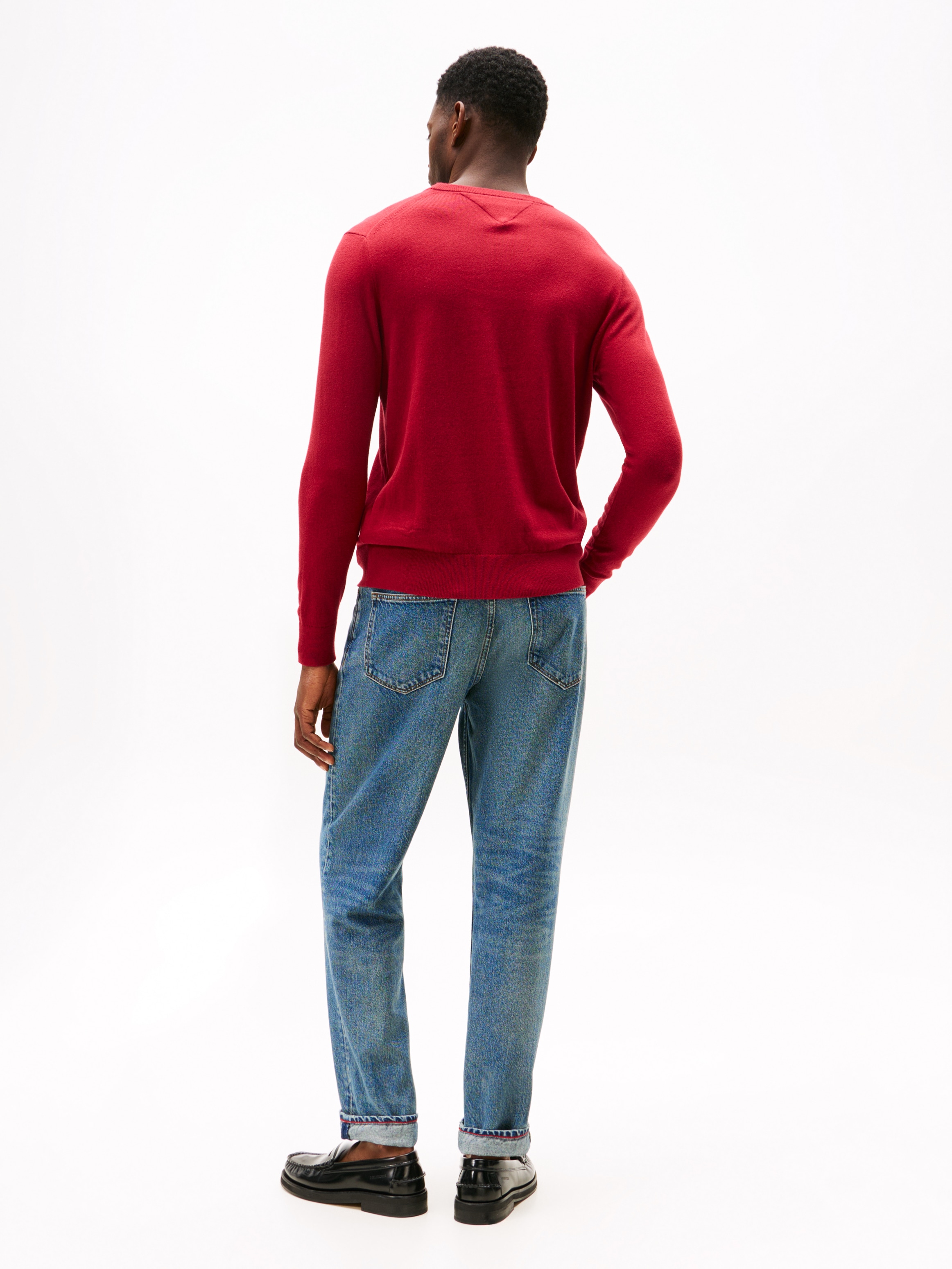 Tommy Hilfiger Rundhalspullover »PIMA ORG CTN CASHMERE CREW NECK«