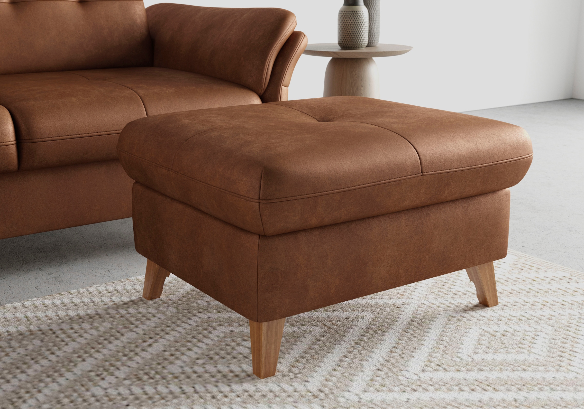 sit&more Tabouret de rangement »Göteborg« mit Federkern