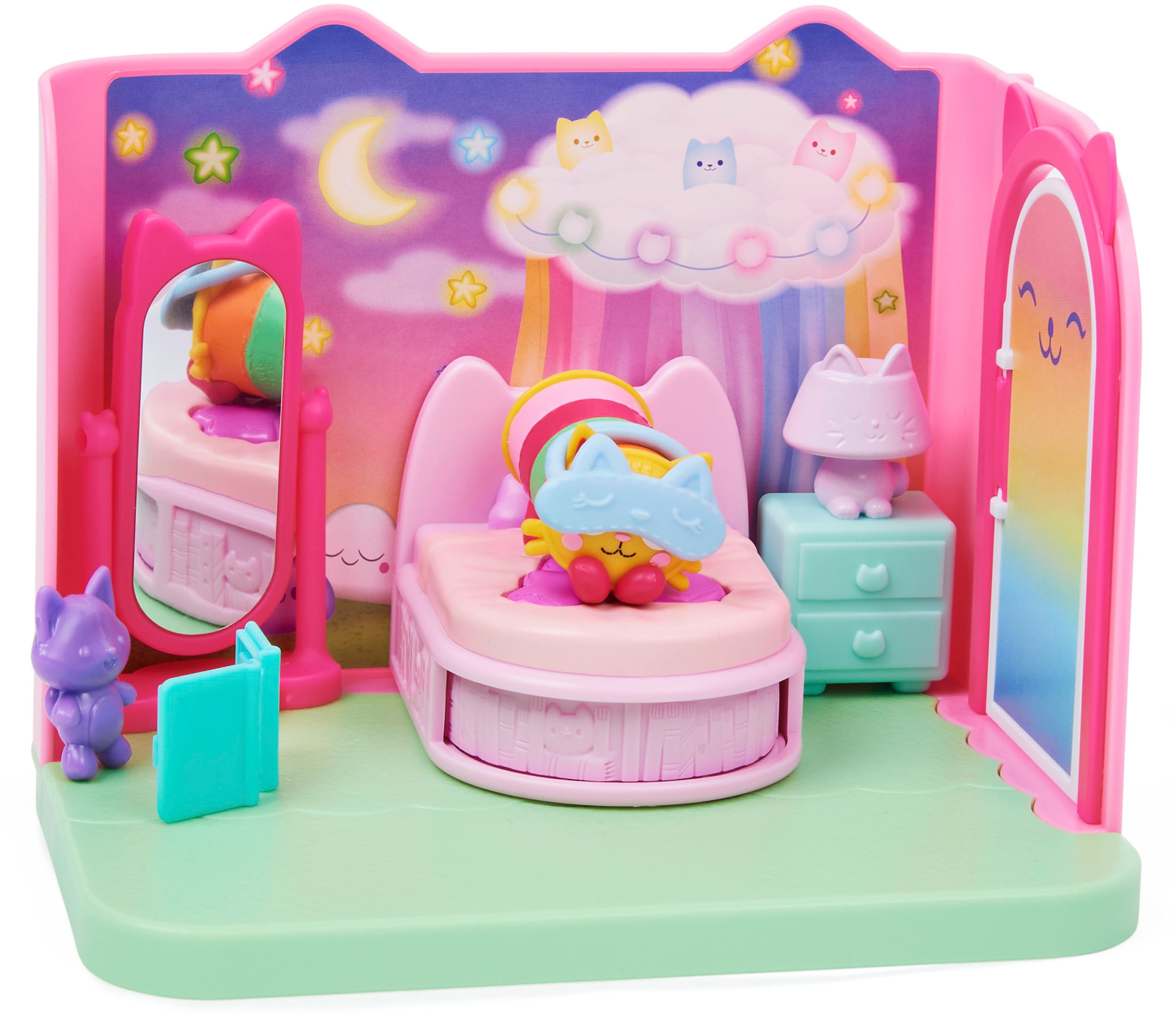Spin Master Monde de jeu »Gabby's Dollhouse – Deluxe Room – Pillow Cat's Schlafzimmer«