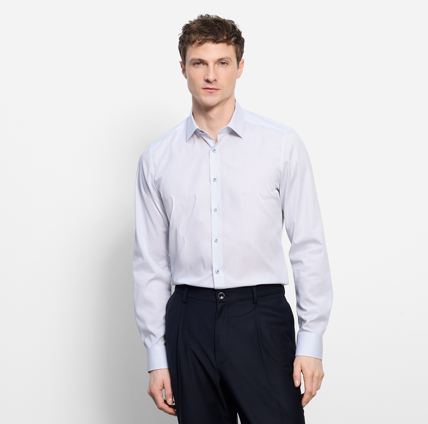 OLYMP Chemise à manches longues »Level Five« chemise business, col Kent, coupe ajustée
