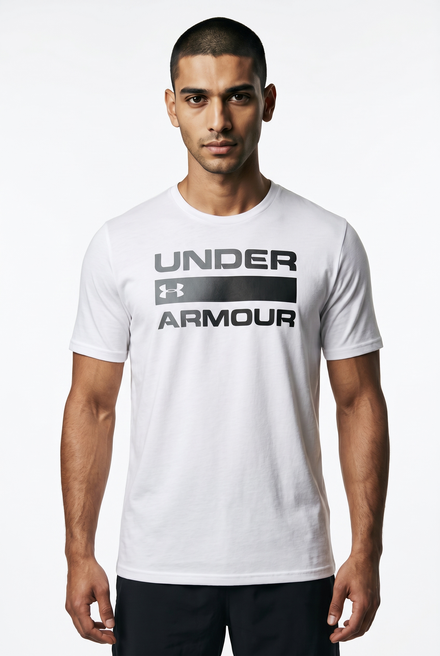 Under Armour® »UA TEAM ISSUE WORDMARK SS« leichtes Kurzarmdesign, mit Rundhalsausschnitt