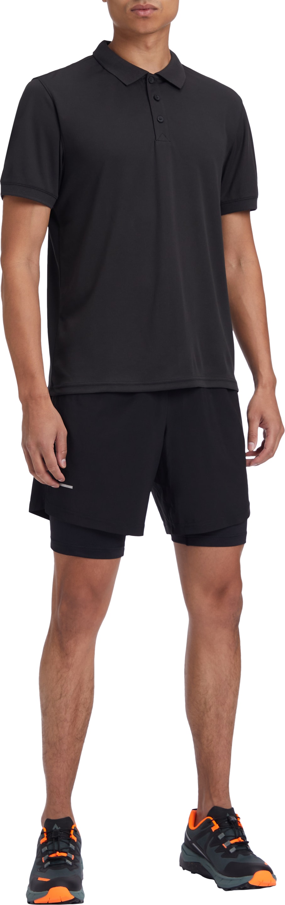 McKINLEY Polo »HE.-POLO LANGO M« coupe sportive, patte de boutonnage à 3 boutons, col en tricot, respirant