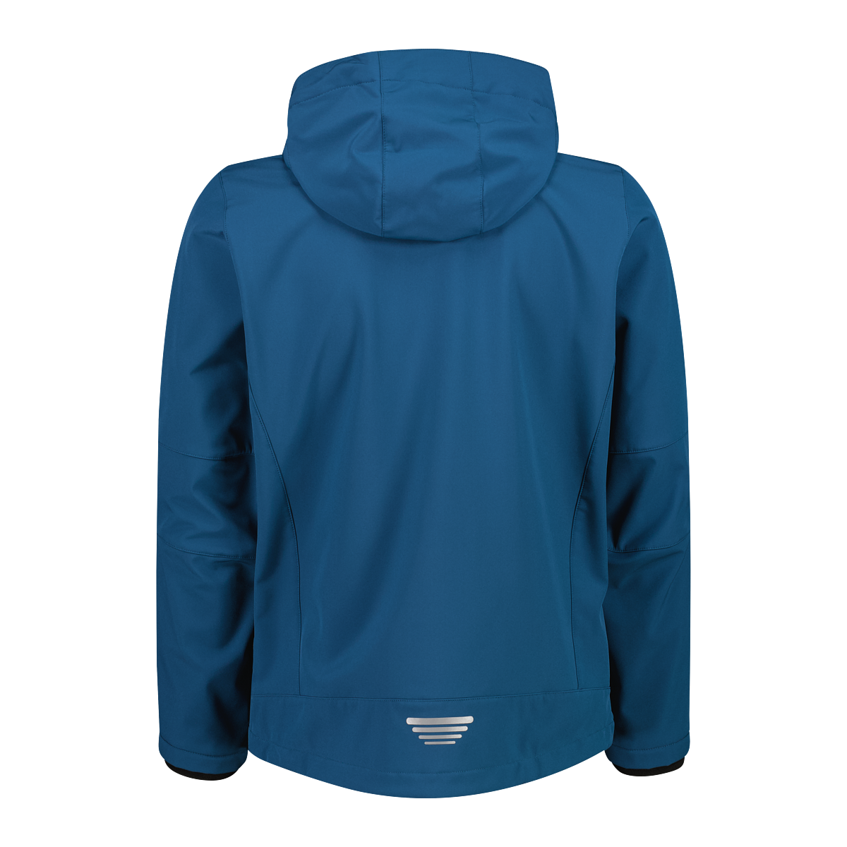 CMP Veste softshell avec capuche avec col montant, triple couche, déperlant, coupe-vent