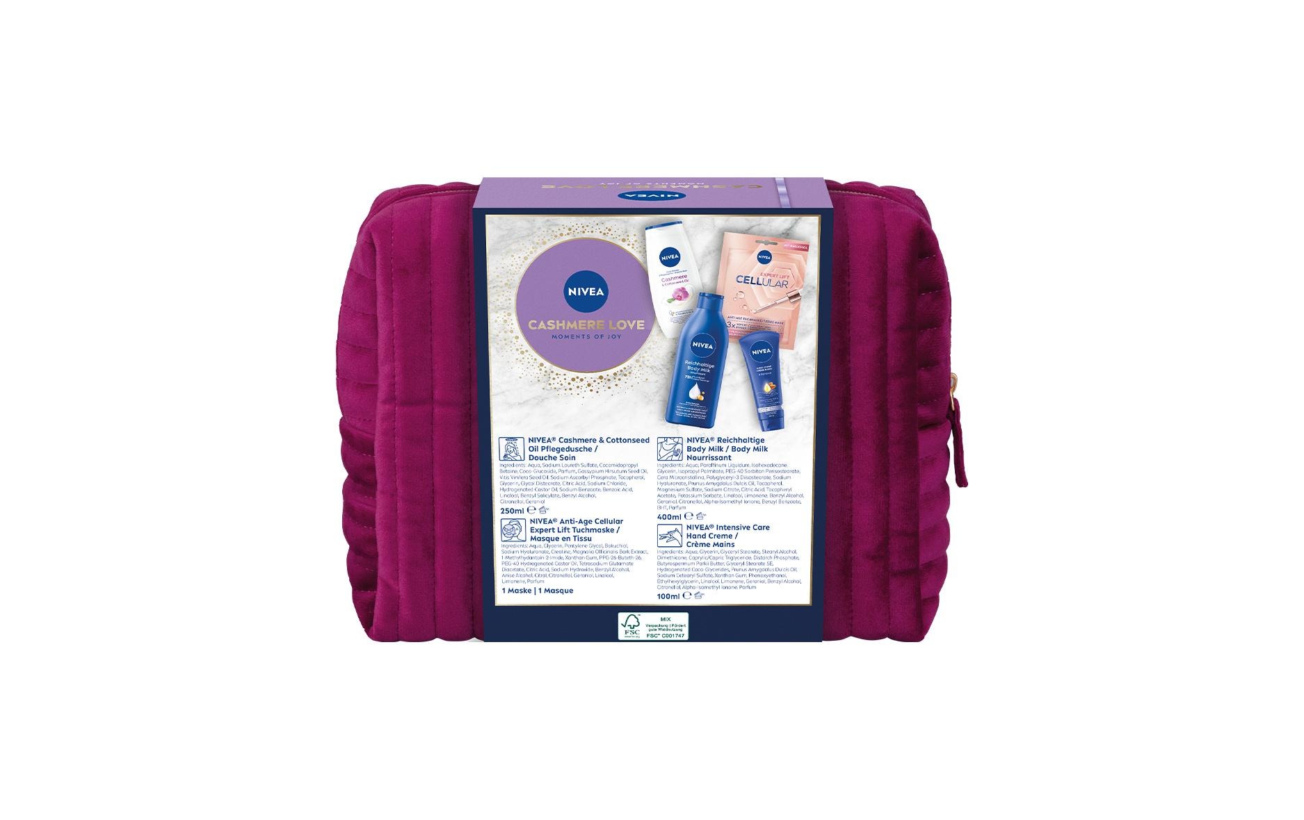 Nivea Pflege-Set »Geschenkset Cashmere Love 4-teilig«
