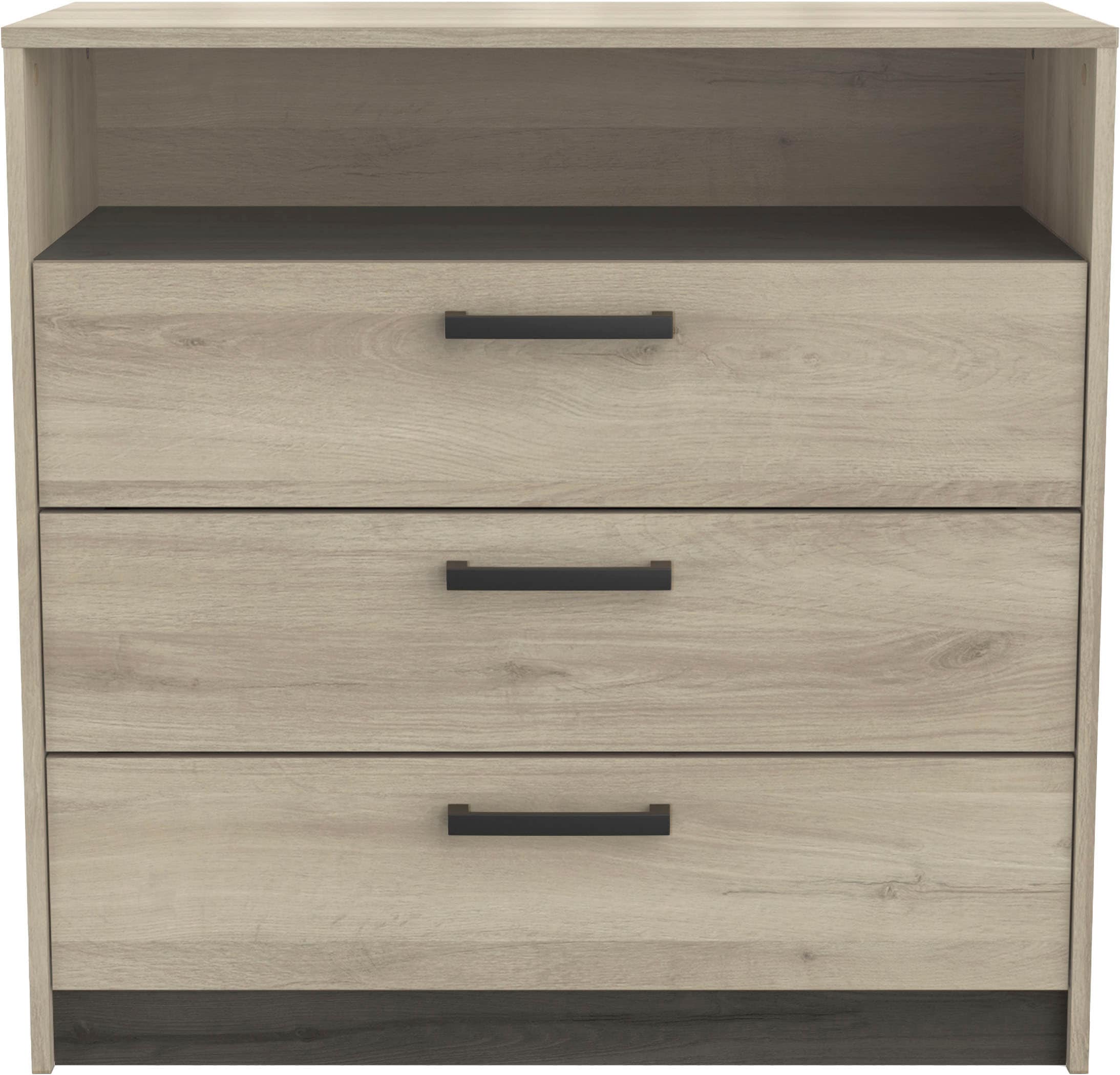 Demeyere GROUP Commode combinée »Watson« commode à roulettes 3 tiroirs 1 niche
