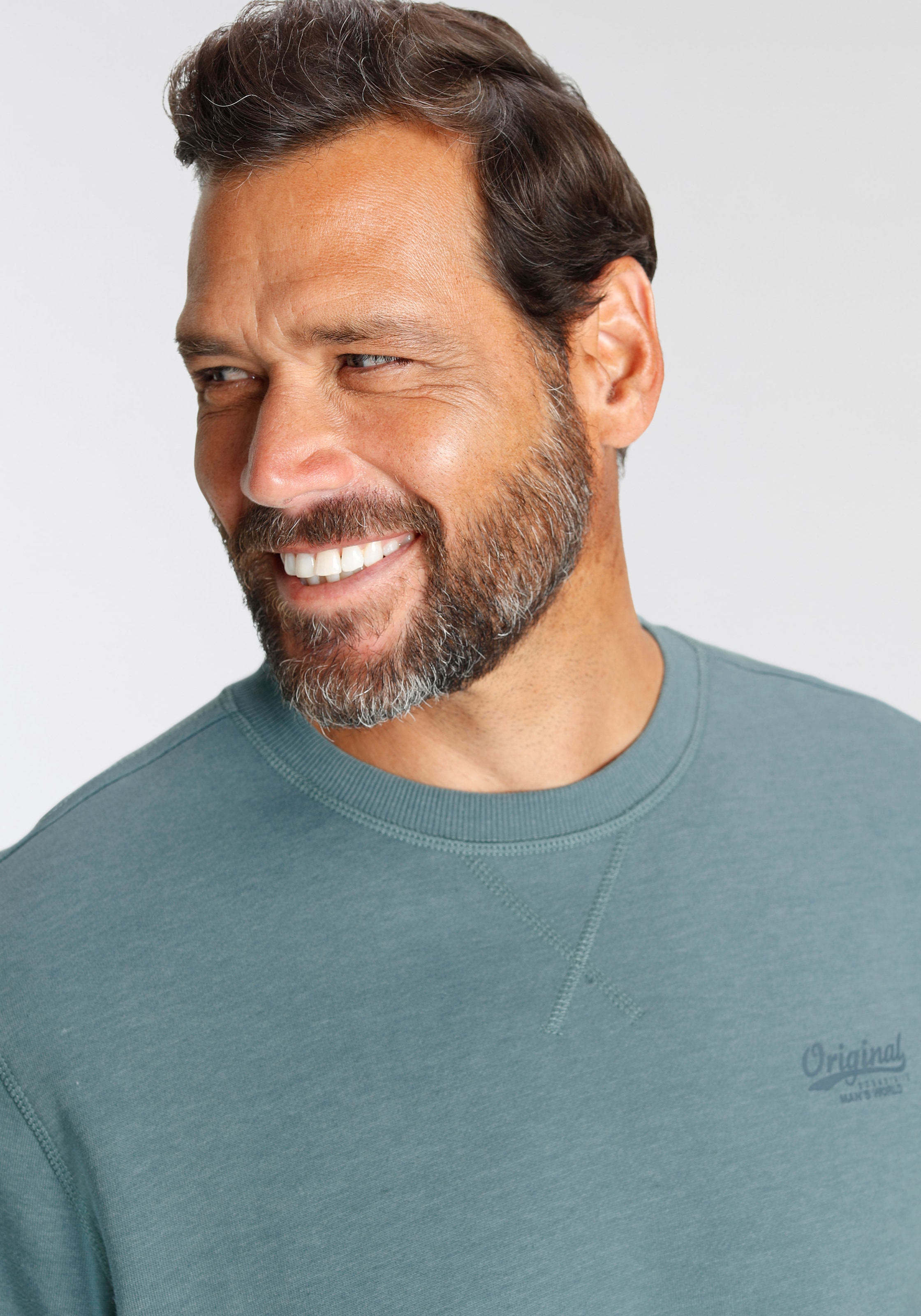 Man's World Sweatshirt »in vielen Top Farben! Perfekt für Alltag, Freizeit und Büro«, Premium Bestseller mit klarer Passform -  Starke Preis Leistung!
