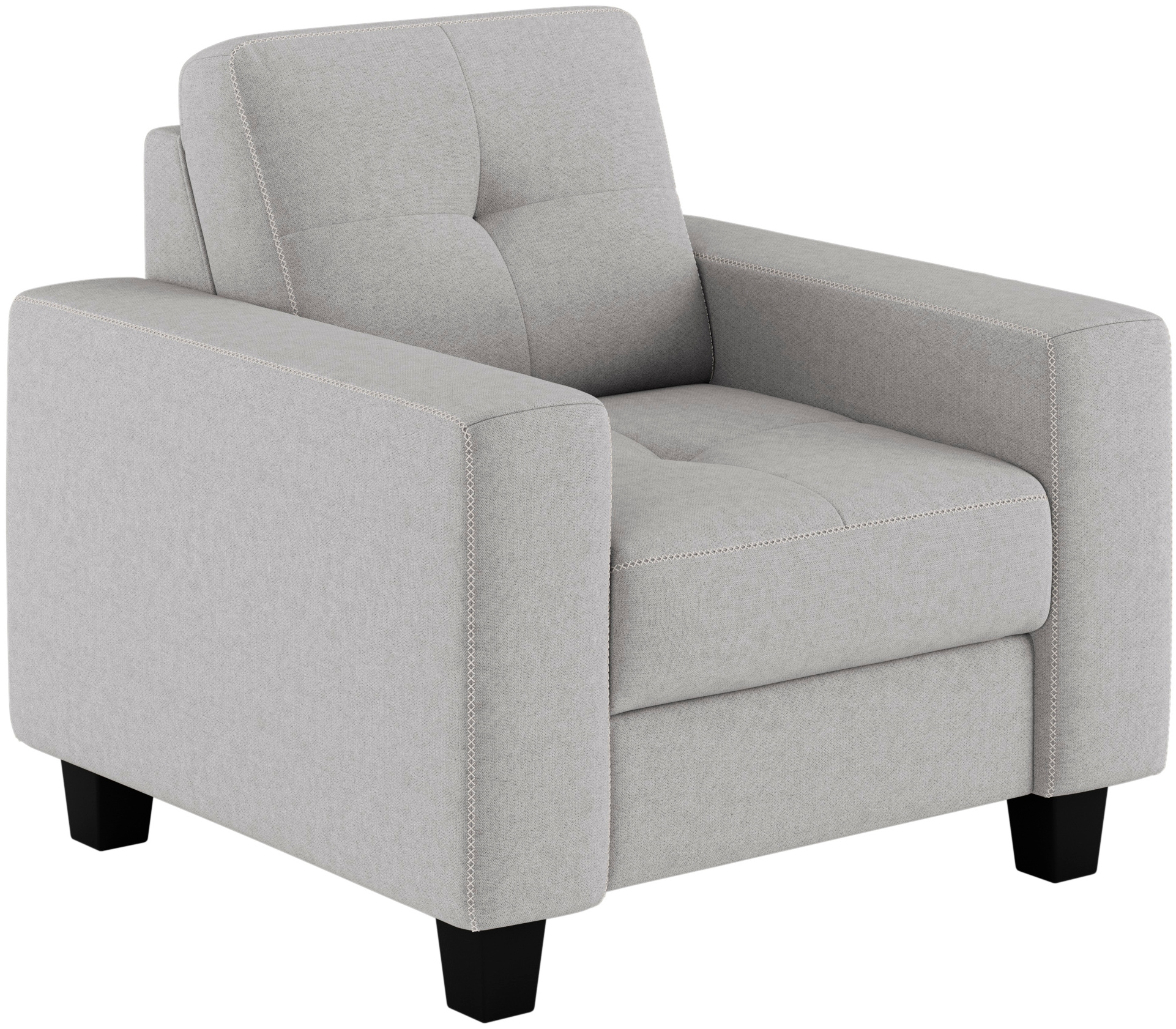 PLACES OF STYLE Fauteuil »Varese« Kreuznaht in beige