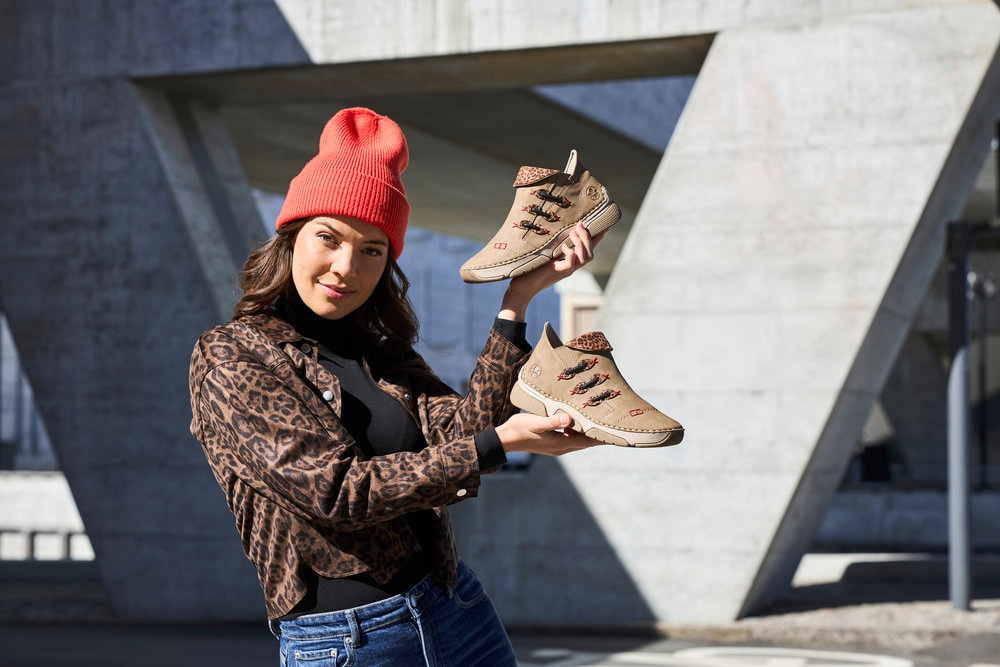 Rieker Sneakerboots  Schlupfboots, Stiefelette, High Top Sneaker mit Innenreissverschluss