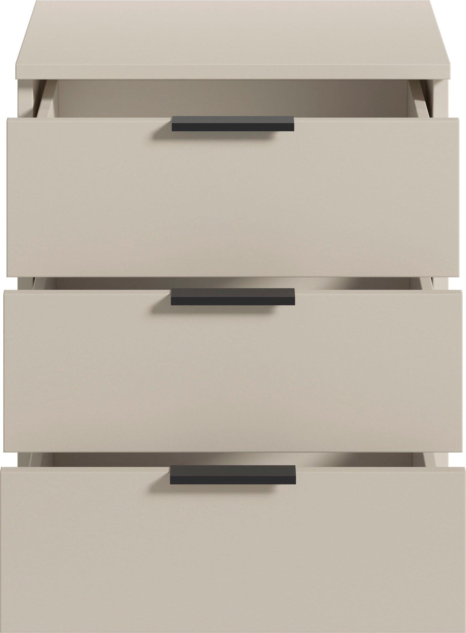 HBZ Kommode »Linz Nachtkonsole, BxHxT 45x50x40cm« 1 Stk. tlg. Breite 45cm,Lip-Griff, Melaminbeschichtung