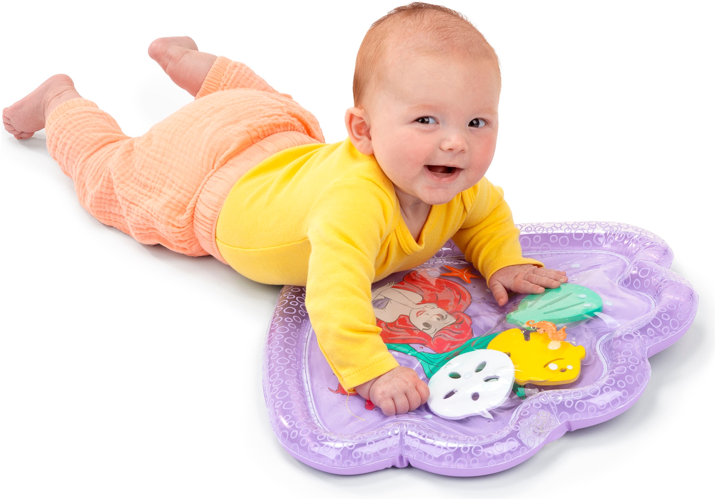 Bright Starts Spielmatte »The little Mermaid Sea TreasuresTummy Time Water Mat«