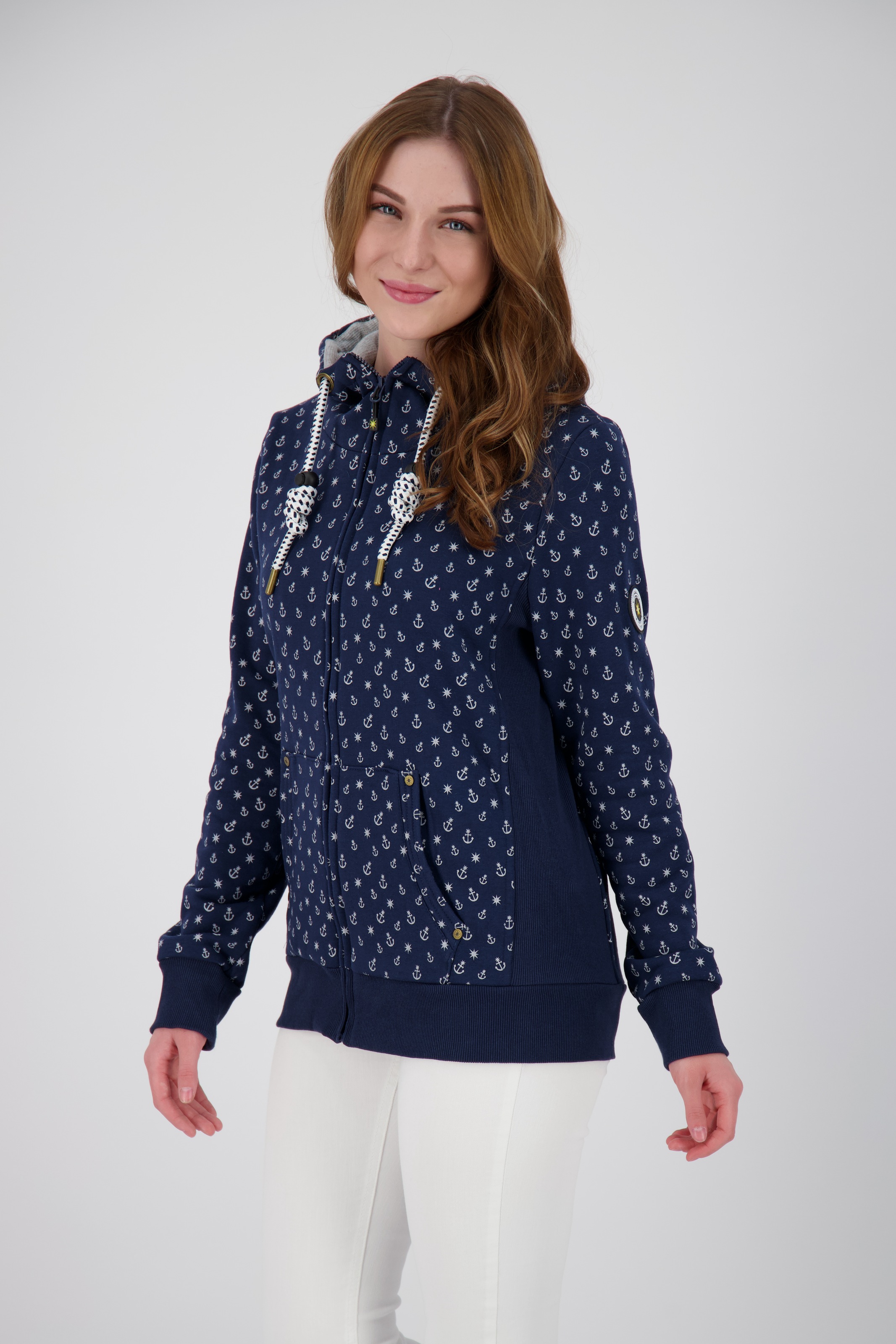 ankerglut Kapuzensweatshirt »ANCHORAGE Women«, in lässigem Oversized-Schnitt
