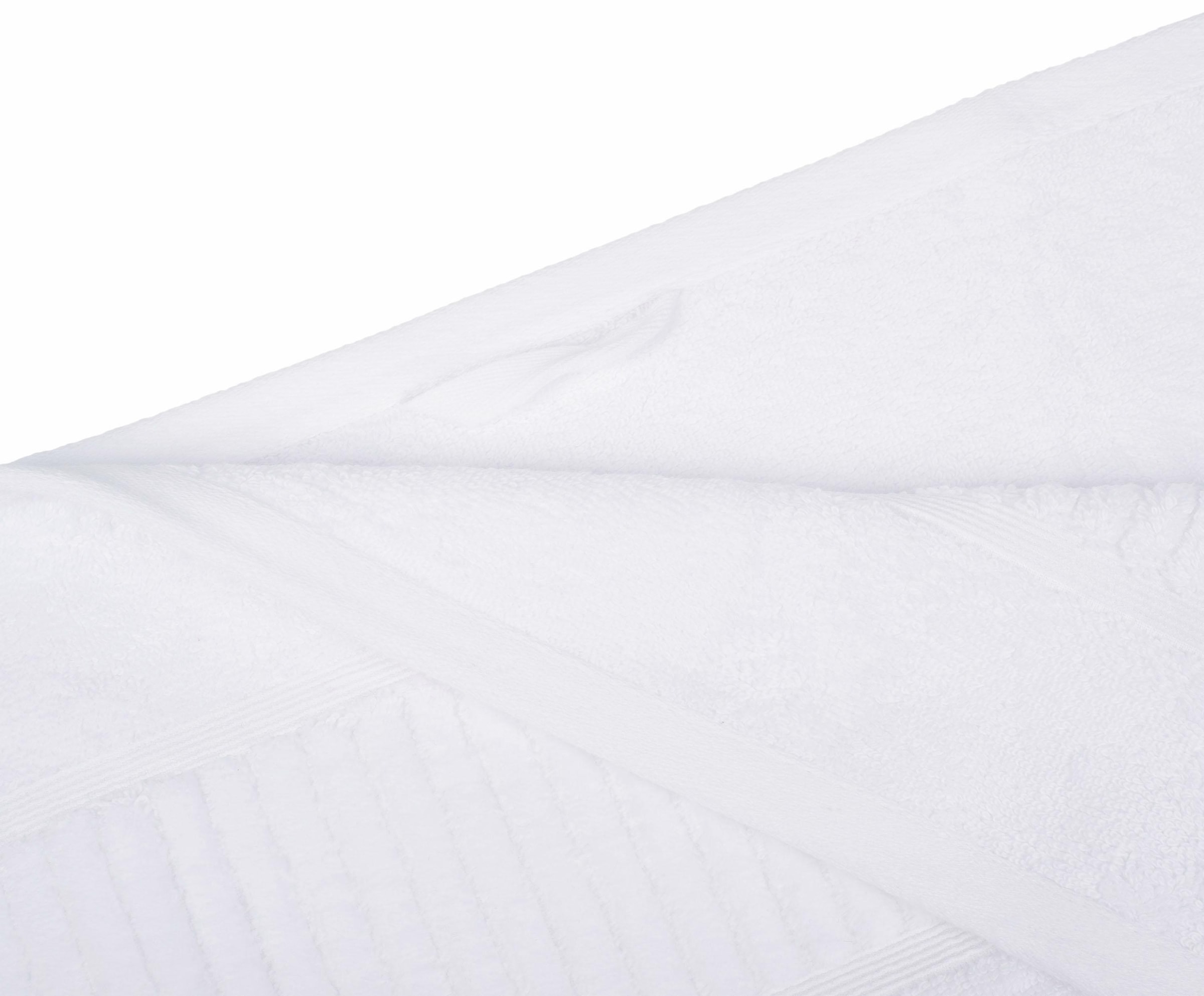 Gözze Badetuch »BIO Frottier« Bio-Baumwolle, Uni-Farben, mit geschorener Bordüre, Pastell Farben