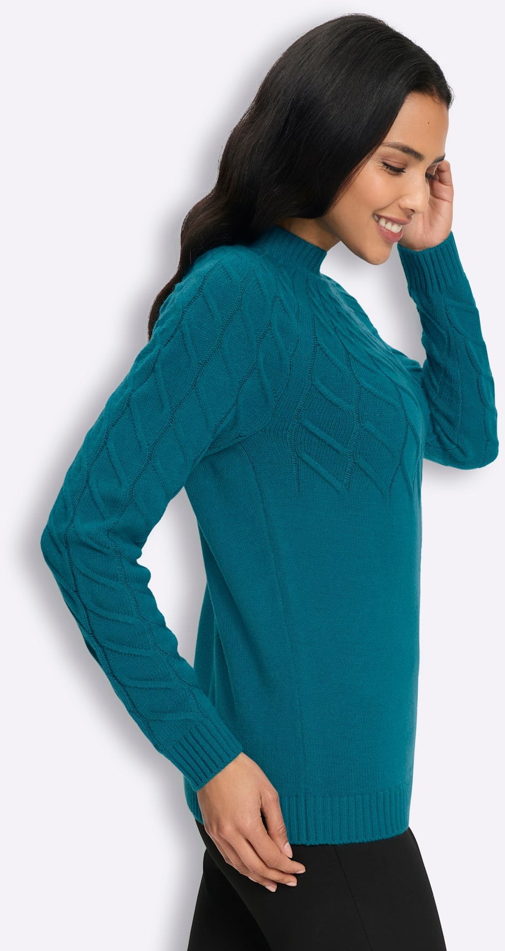 Classic Basics Pull à col montant »Langarm-Pullover«