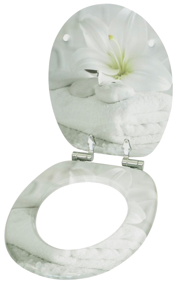 Sanilo Badaccessoire-Set »Good Feeling« WC-Sitz, Badteppich, Stöpsel, Seifenspender und WC-Bürste