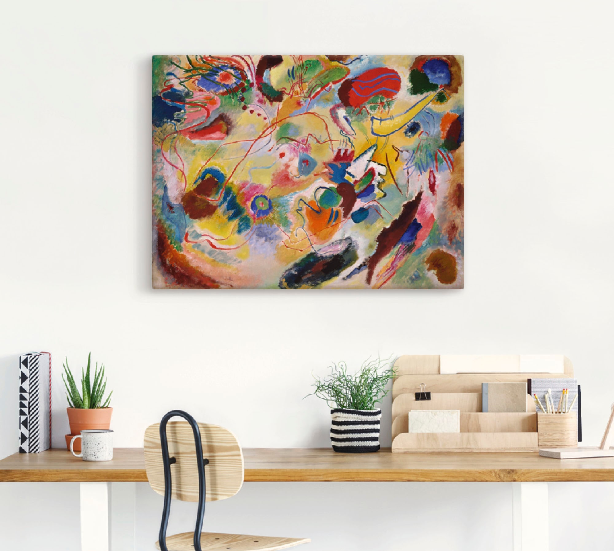 Artland Tableau sur toile »Studie Komposition VII« 1 cuis tlg. auf Holzrahmen gespannt