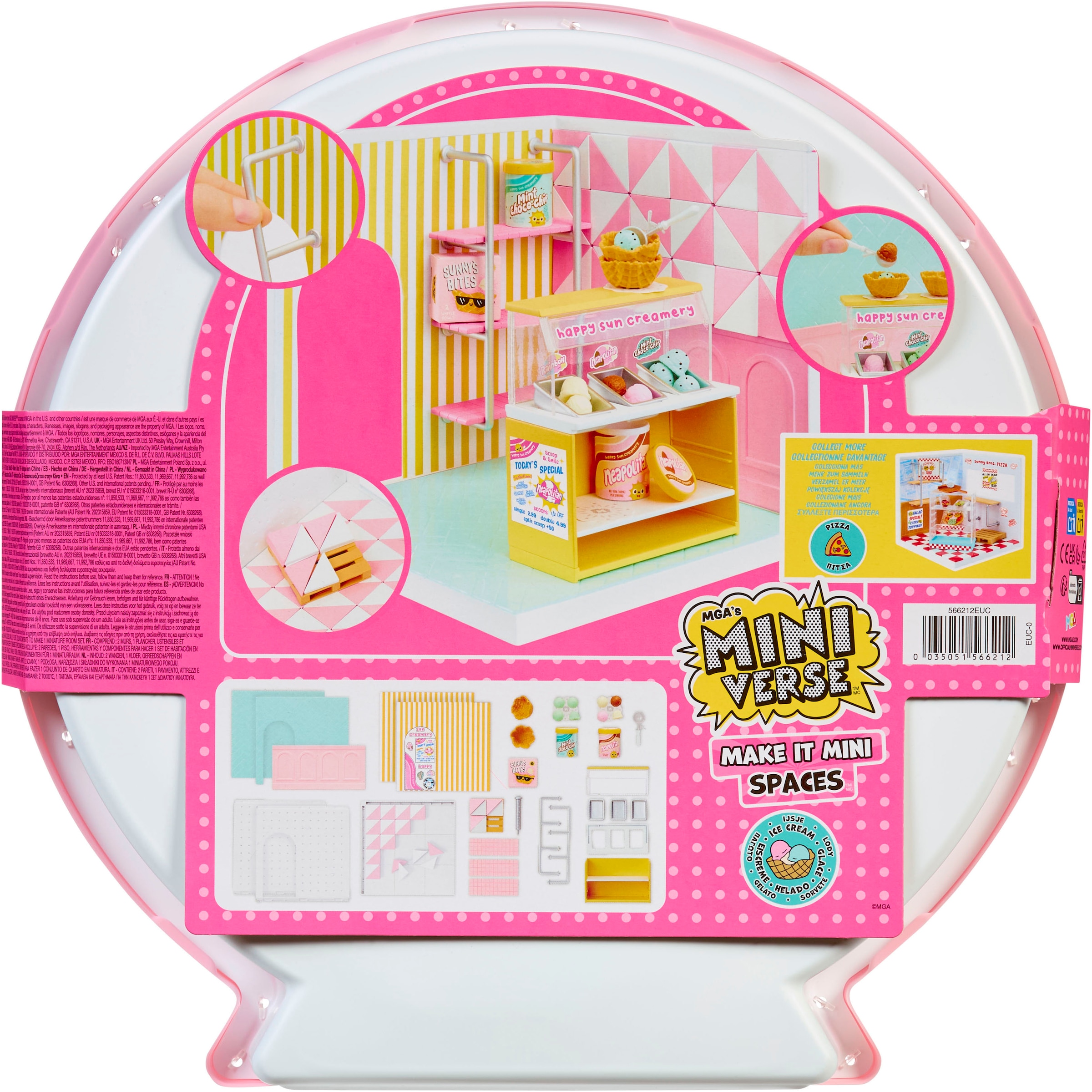 MGA ENTERTAINMENT Set créatif »MGA's Miniverse - Spaces Starter Pack- Ice Cream«