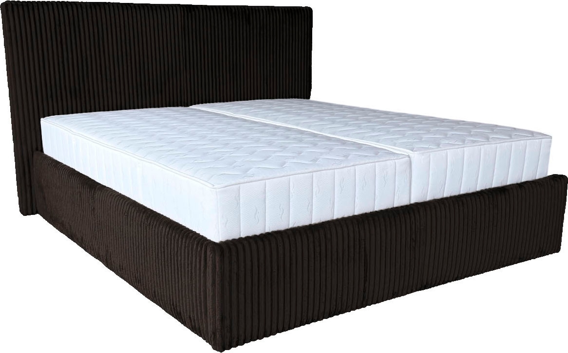 GOODproduct Polsterbett »AVVRA in der Grösse 180x200 cm, mit flauschigen Breitcord bezogen« wahlweise mit Lattenrost und King-Matratze (28cm)