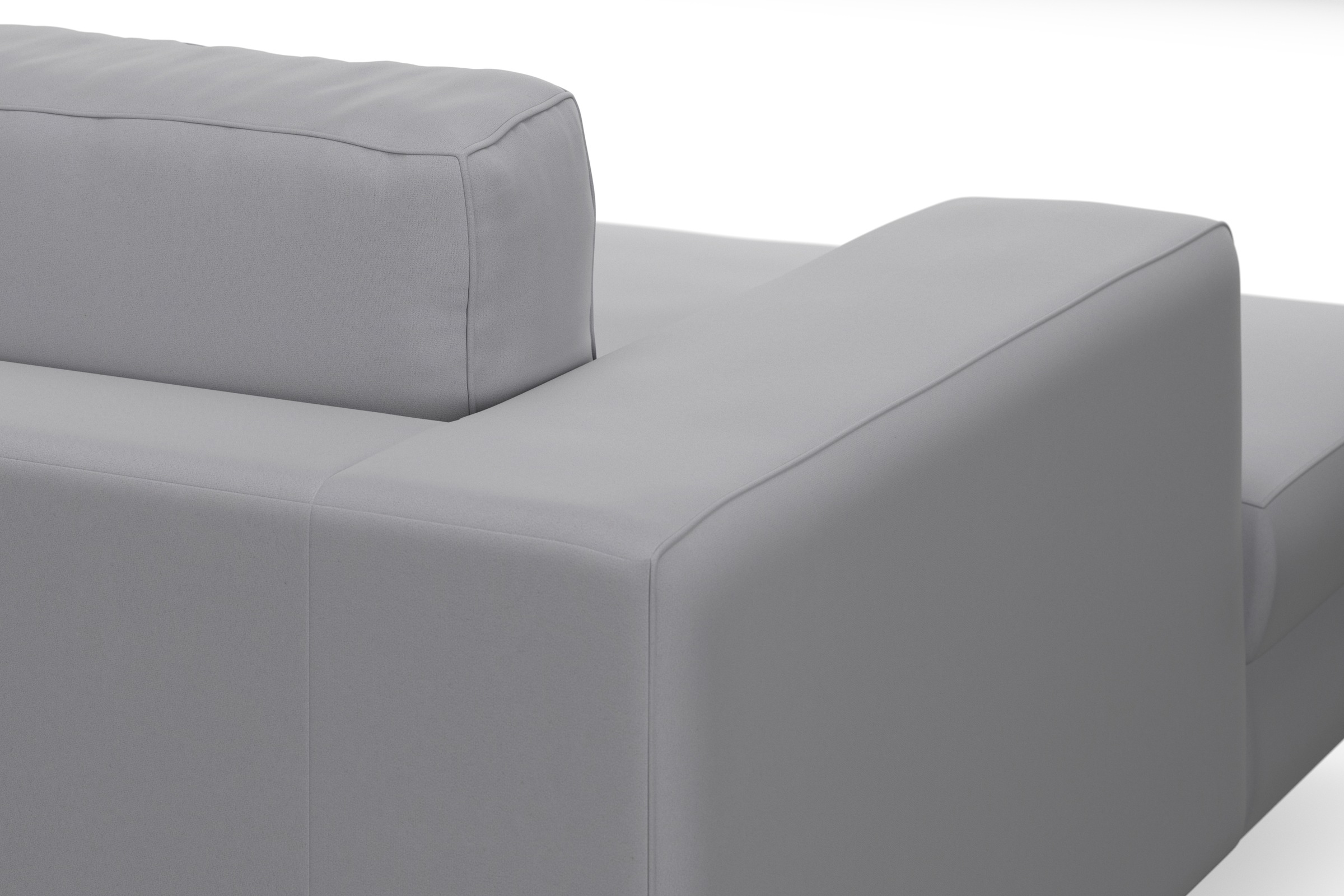 DOMO collection Wohnlandschaft »Modica U-Form aktuelles, kubisches Design mit 2 Recamieren, viel Platz« XXL, auch in Cord, Fusshöhe passend für gängige Saugroboter!