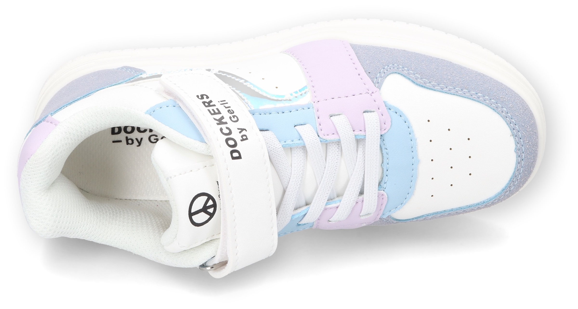 Dockers by Gerli Sneakers  , Retro Sneaker, Klettschuh, Freizeitschuh mit Gummizug