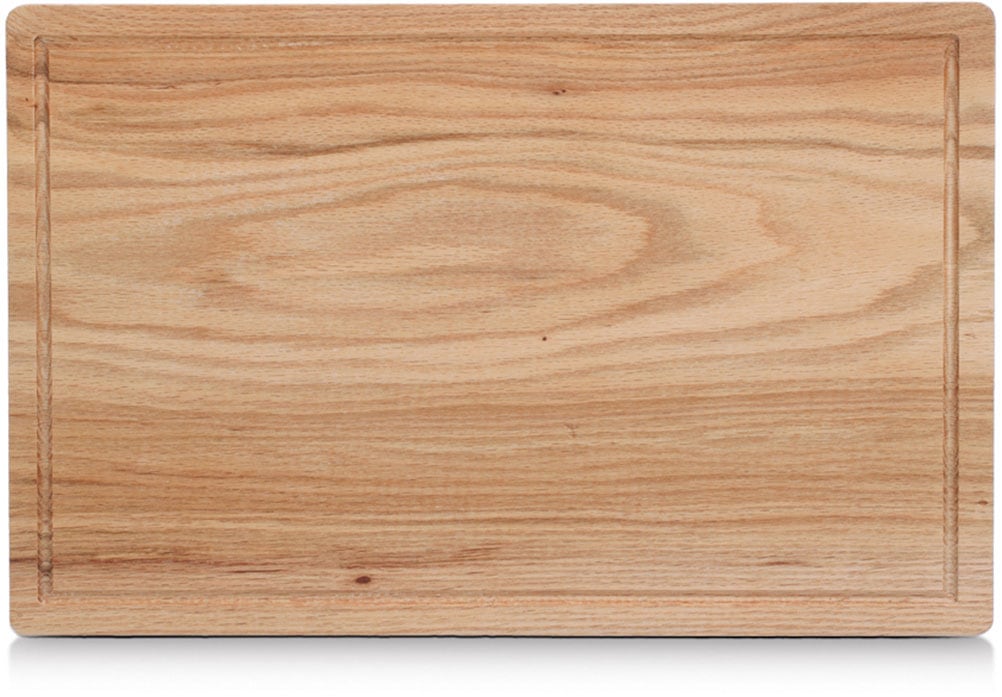Zeller Present Planche à découper »Servierbrett, Eiche« integrierte Saftrille, natürliches Material