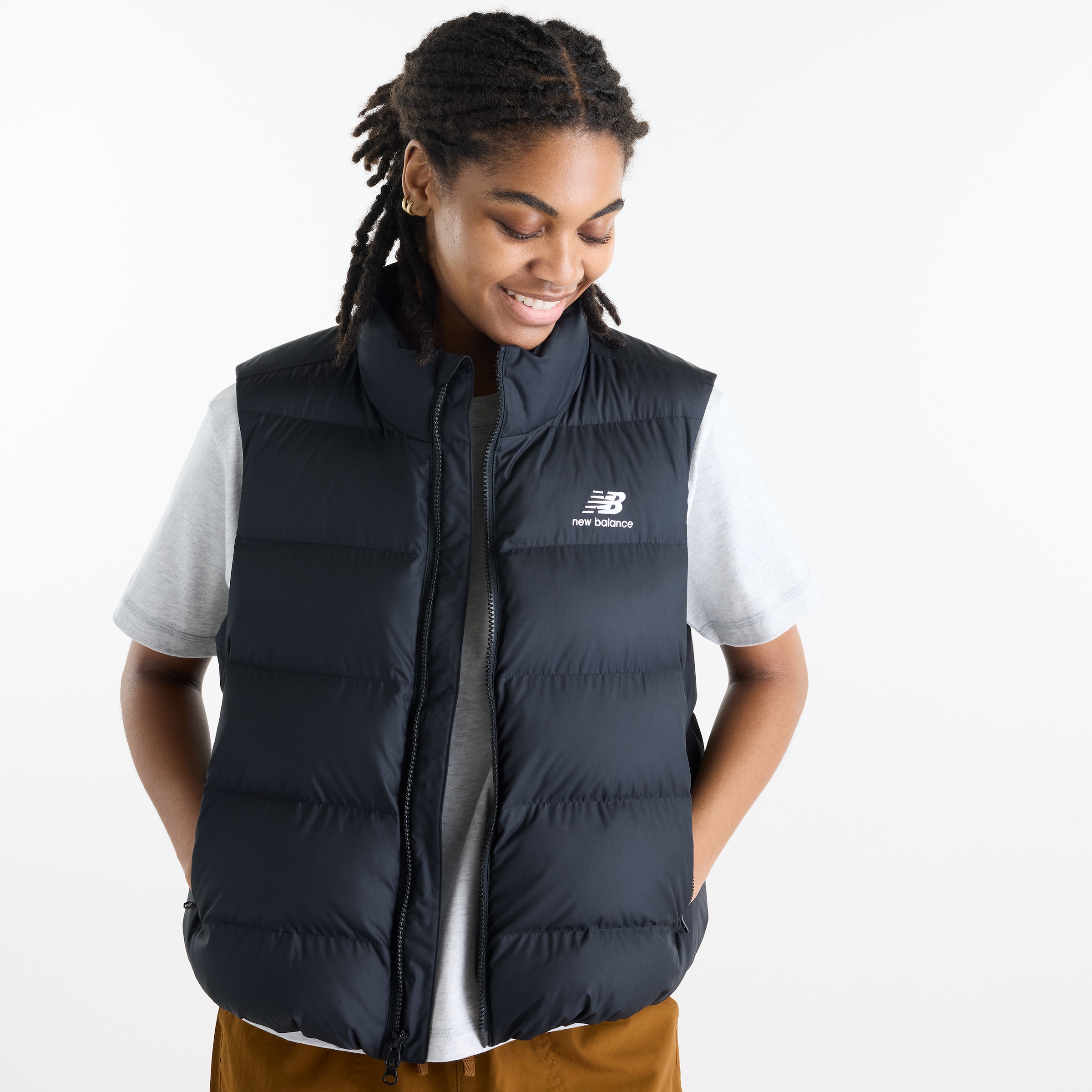 New Balance Steppweste »BOSTON PUFFER VEST« für Erwachsene, mit leichter Wattierung, aus Polyester