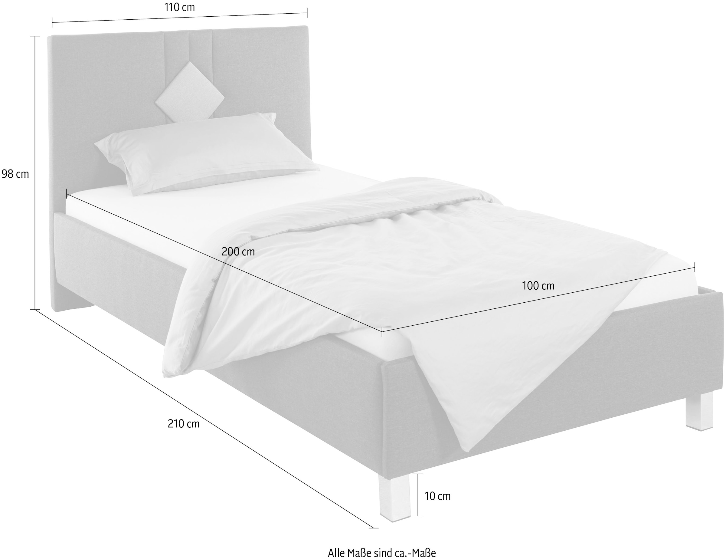 Westfalia Schlafkomfort Lit rembourré