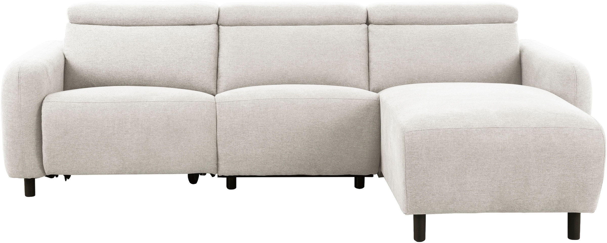 GOODproduct Canapé d'angle »SKAANE Struktur, L-Form, 274 cm, manuelle/elektrische Relaxfunktion,« 274 cm, mit Kopfteilverstellung und man. oder elektr. Relaxfunktion