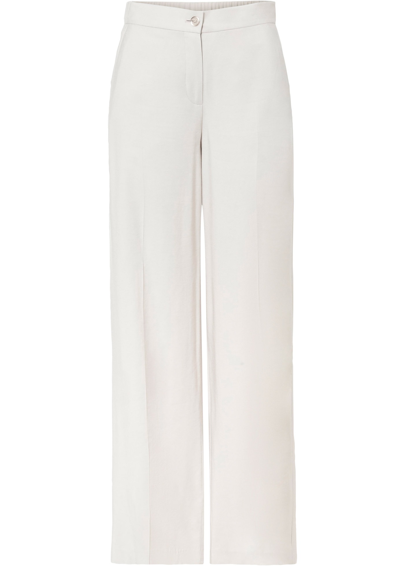 bonprix Pantalon en tissu »Leichte Marlenehose mit Viskose«  Marlenehose, Loose Fit, weites Bein, femininer Stil