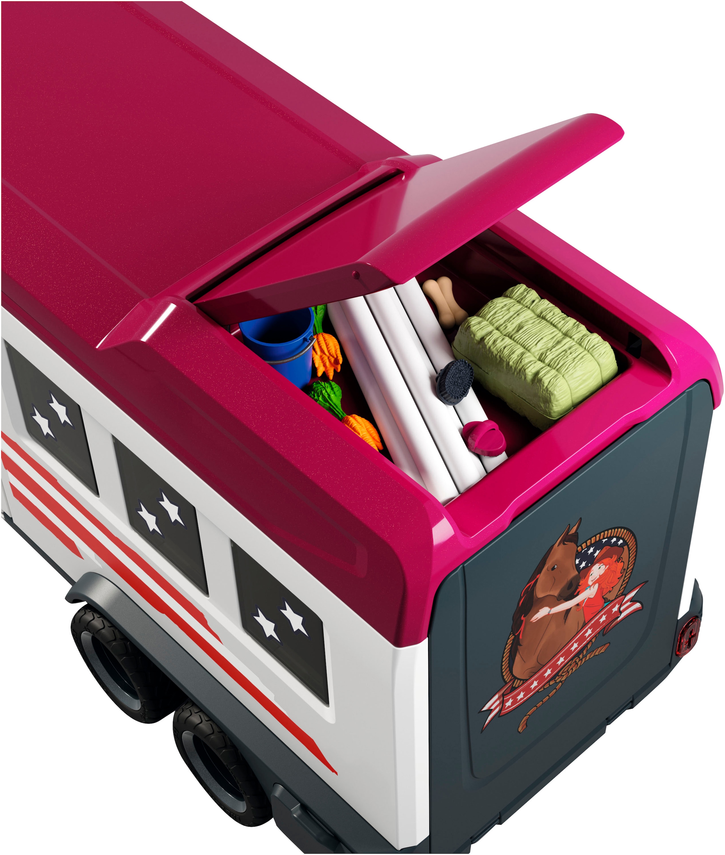 Schleich® Spielfigur »HORSE CLUB, Lakeside Truck mit Anhänger (42705)«