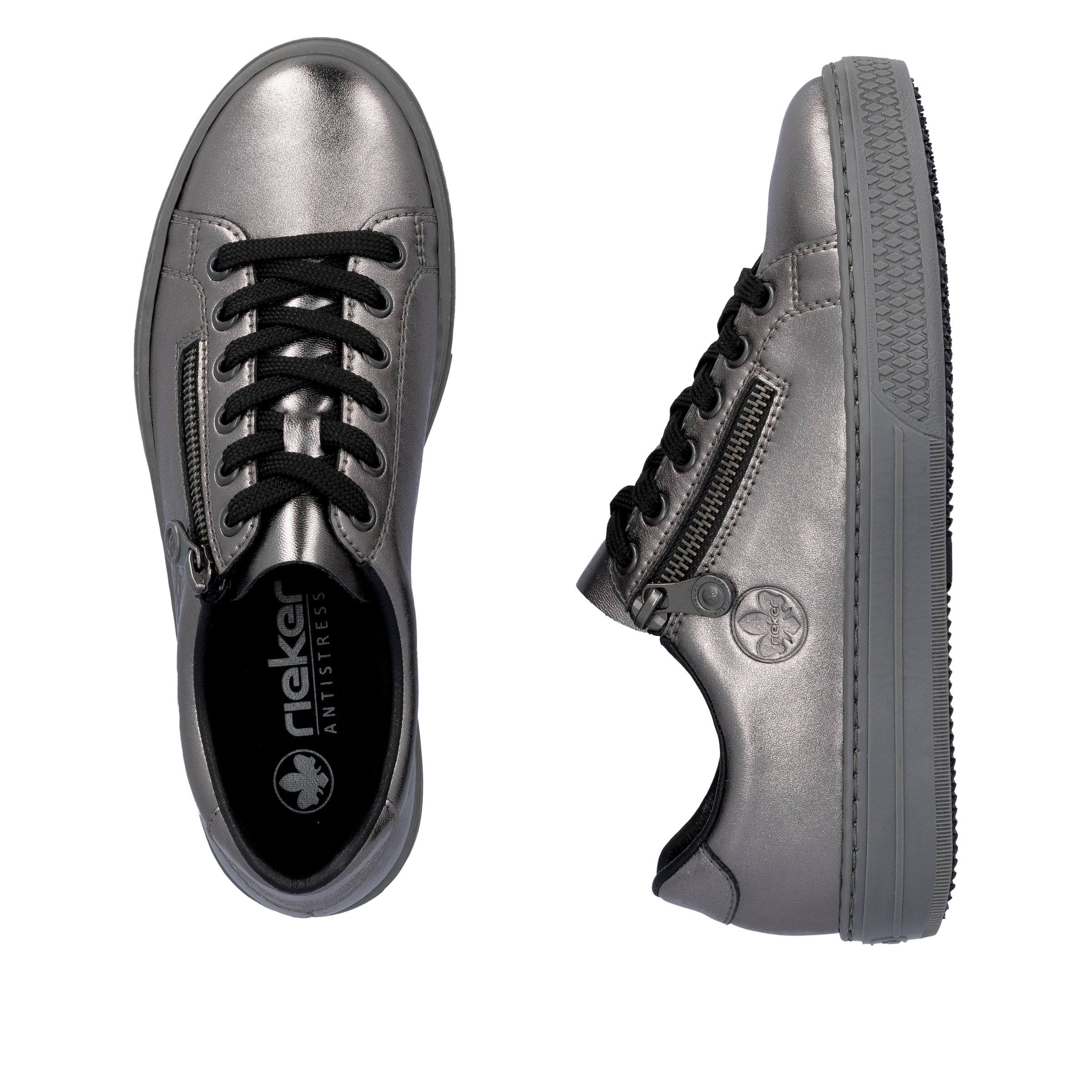 Rieker Sneakers  avec semelle intérieure Memosoft, chaussure de loisir, chaussure basse, chaussure à lacets