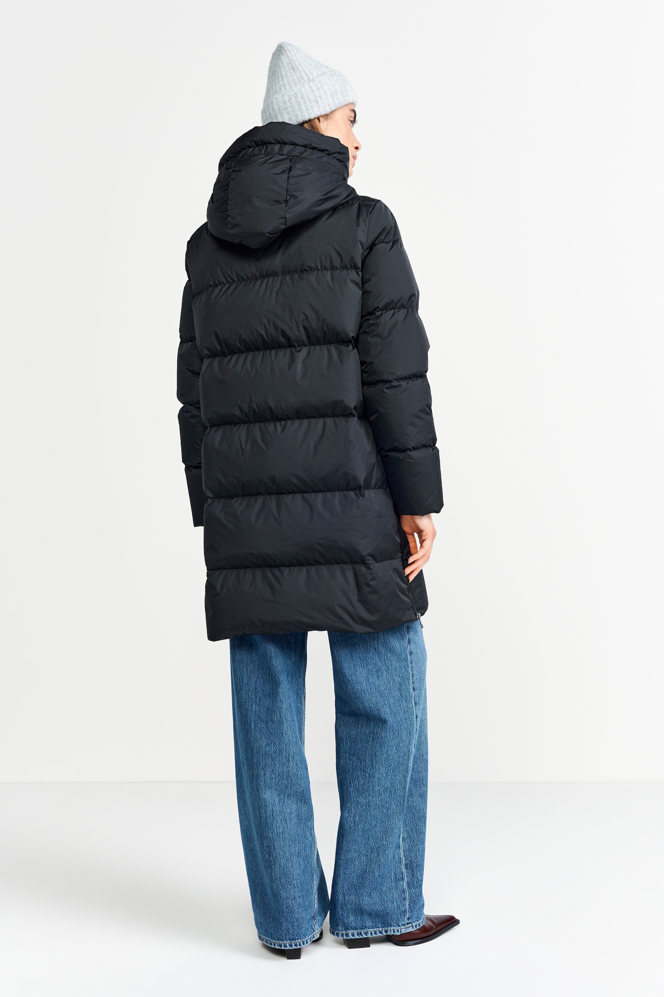 RICHROYAL Steppmantel oversized, mit Reissverschlüssen an den Seiten, Wintermantel