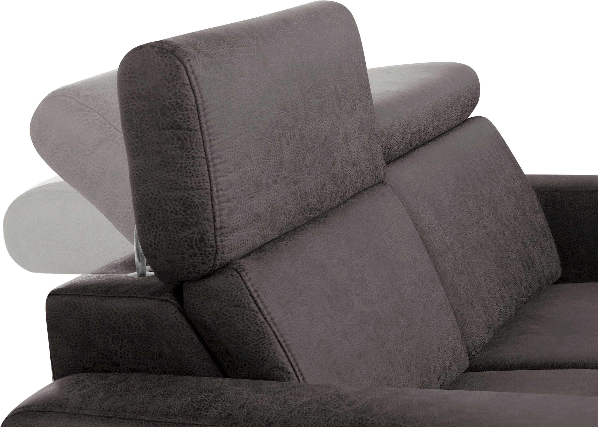 sit&more 2-places »Bologna« inklusive Kopfteilverstellung und Federkern