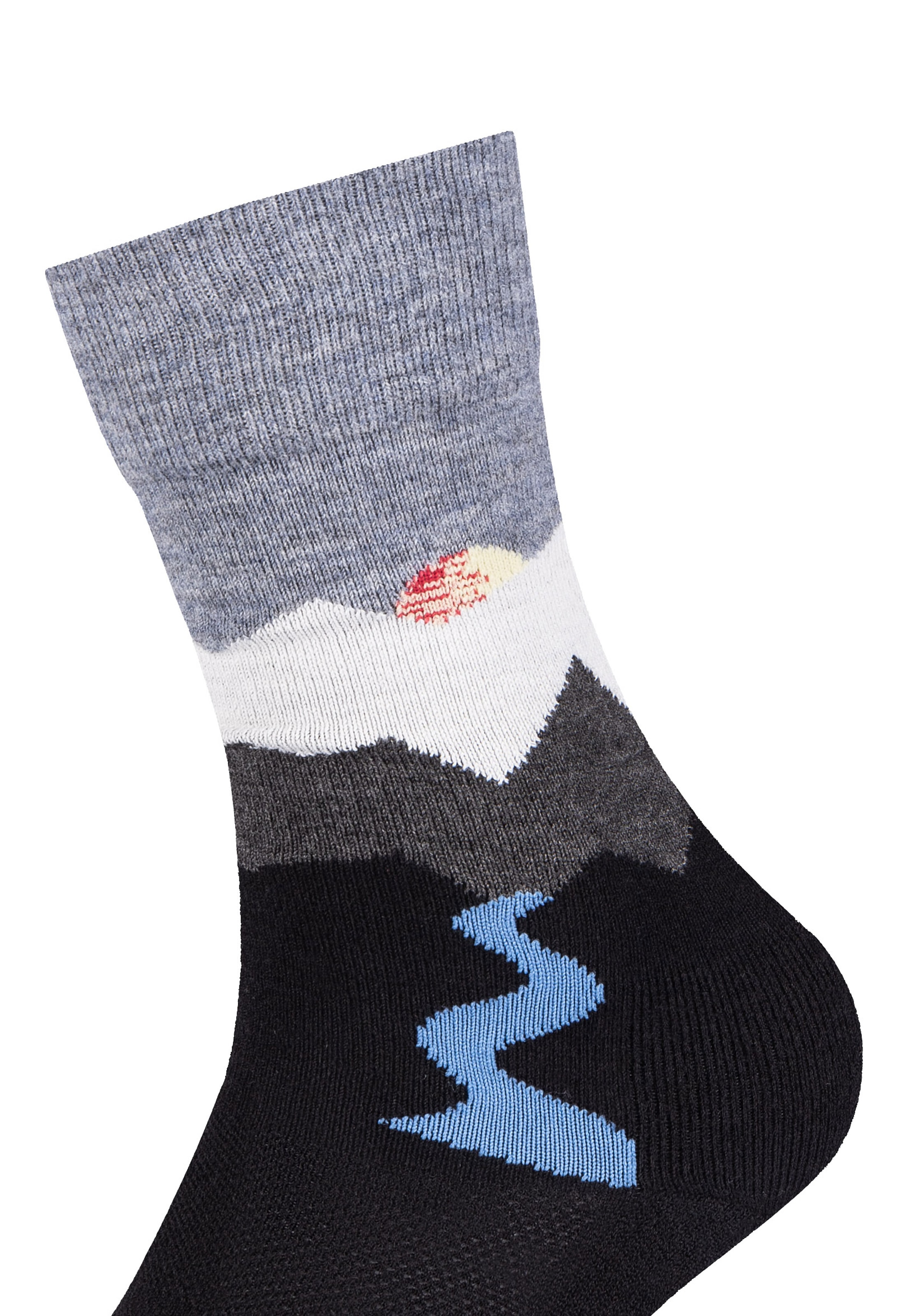 Camano Socken »function« verstärkt an Ferse und Spitze, Merino-Wollanteil, weiche Zehennaht
