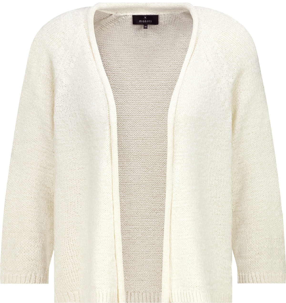 Monari Strickjacke »Jacke Stricküberwurf Basic« Regular fit mit Halbarm