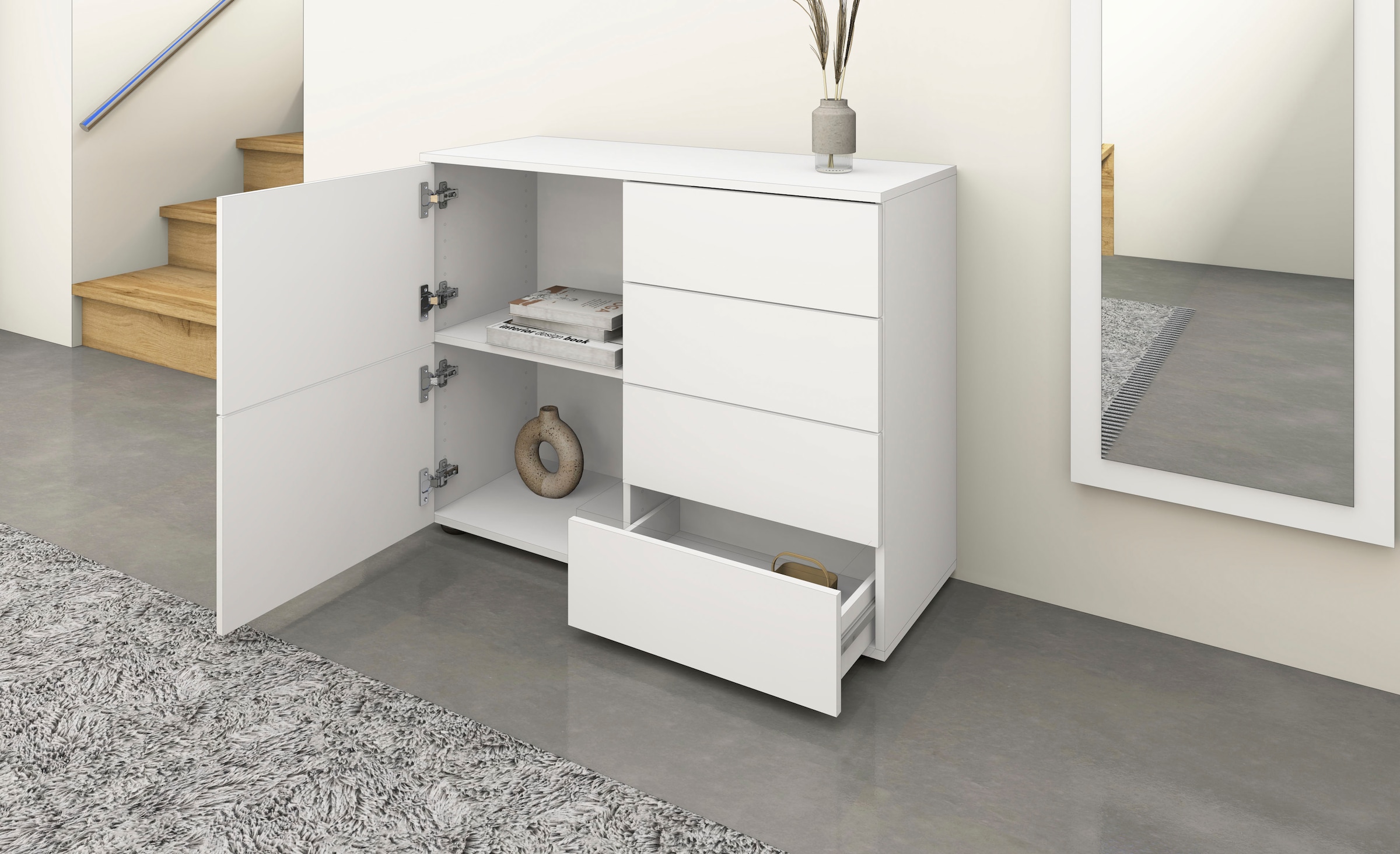 borchardt Möbel Garderoben-Set 3 Stk. tlg.