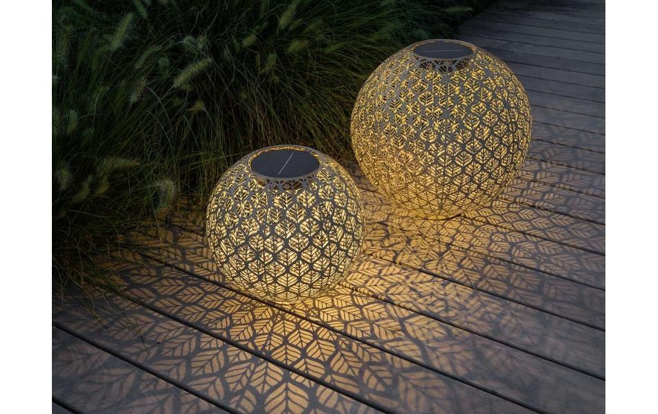 STT Photophore LED »Solar Antic Ball« blanc chaud