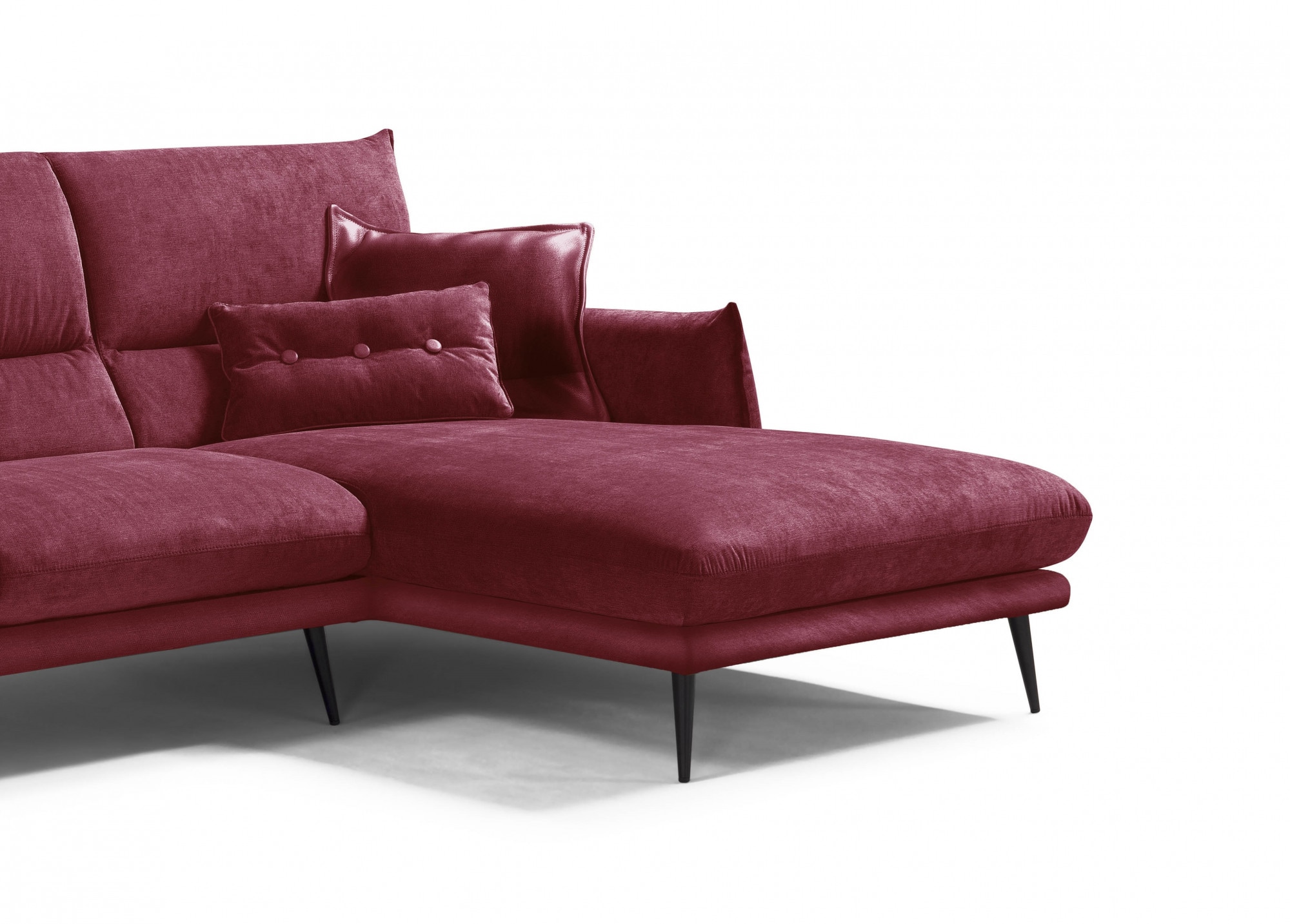 Egoitaliano Canapé d'angle »FUNNY, hochwertiges & aktuelles Design, bequeme Rückenlehne, L-Form« hochwertiger Sitzkomfort, L-Form